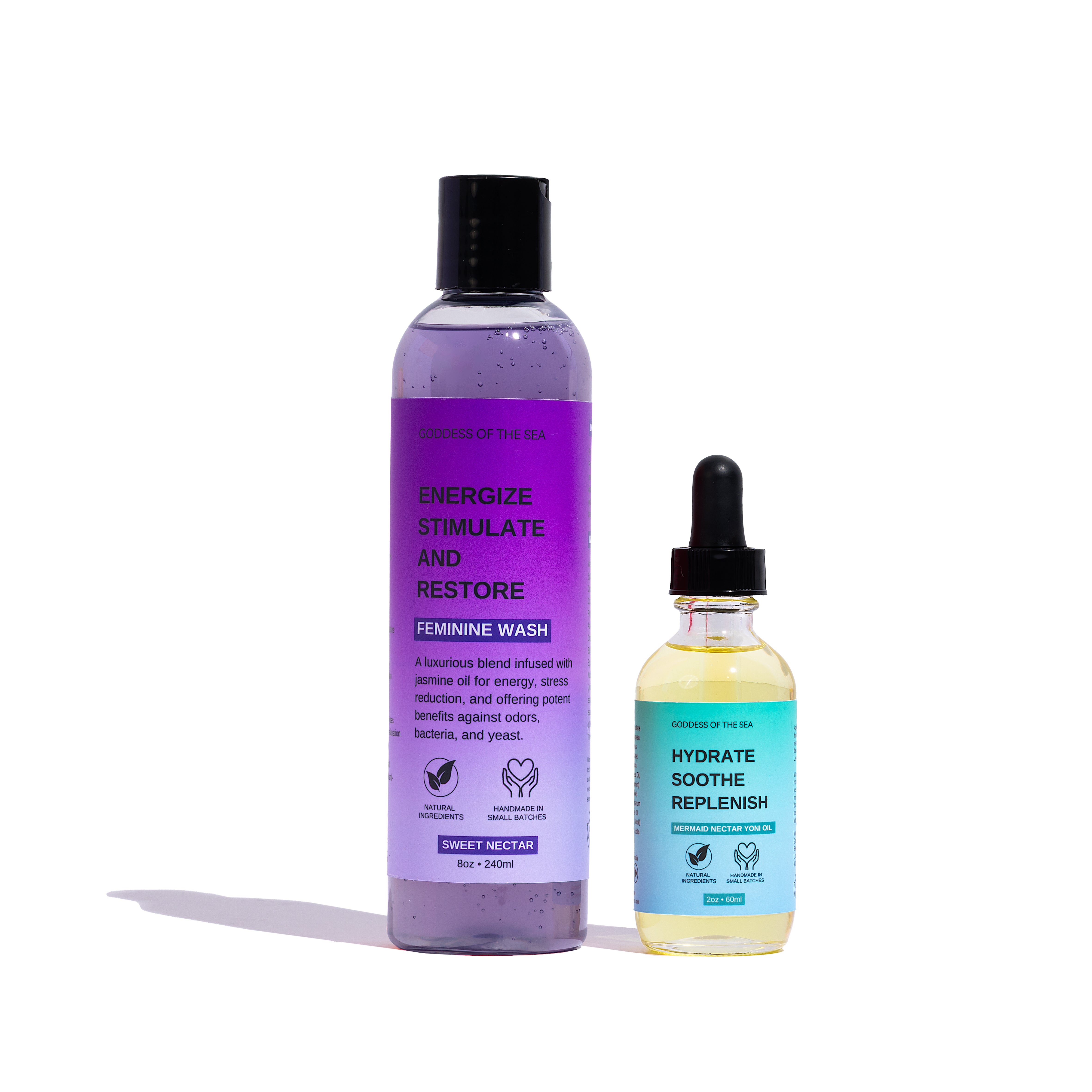 Yoni Wash Duo Bundle - Sweet Nectar + Mermaid Yoni
