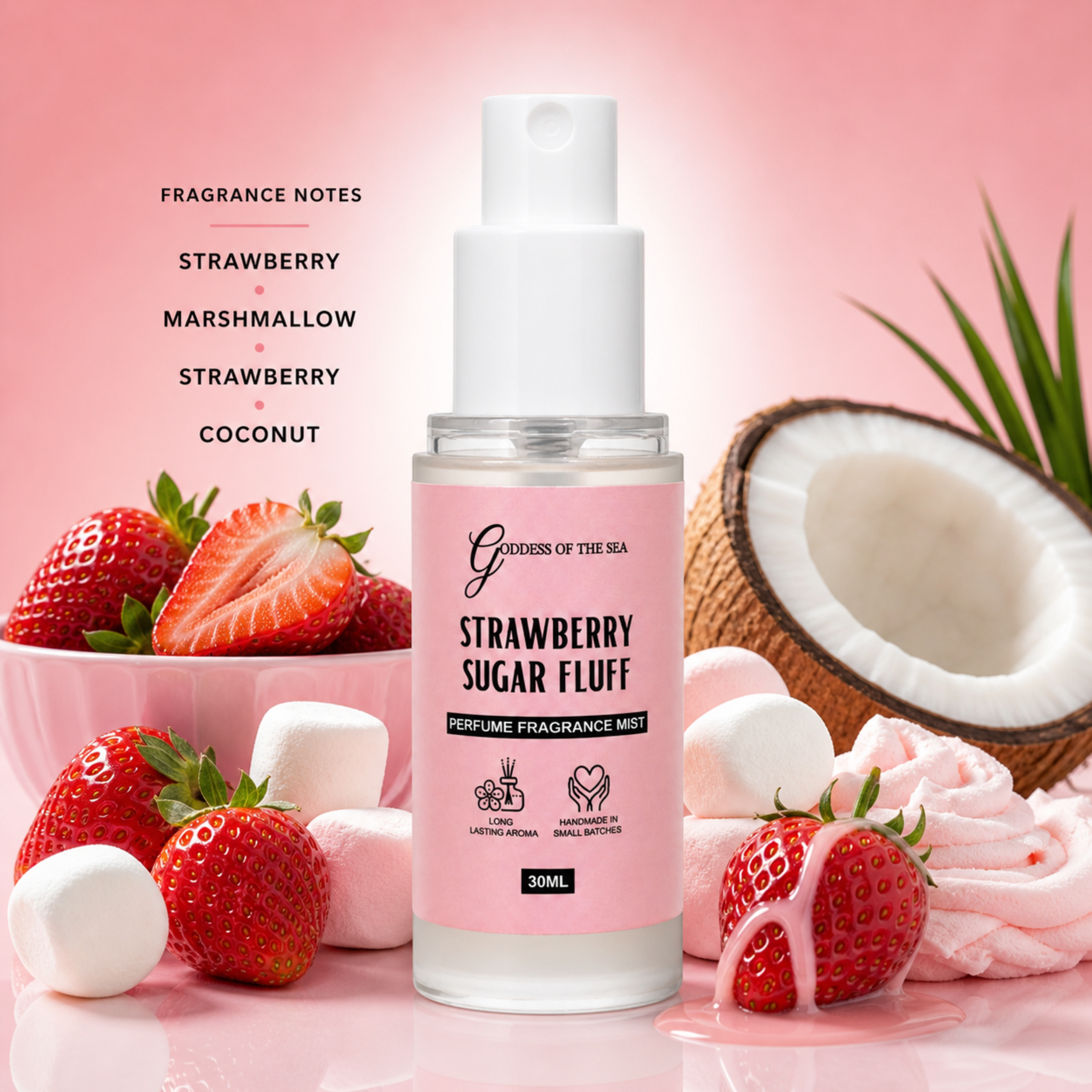 Travel Perfume Mist - Strawberry Sugar Fluff