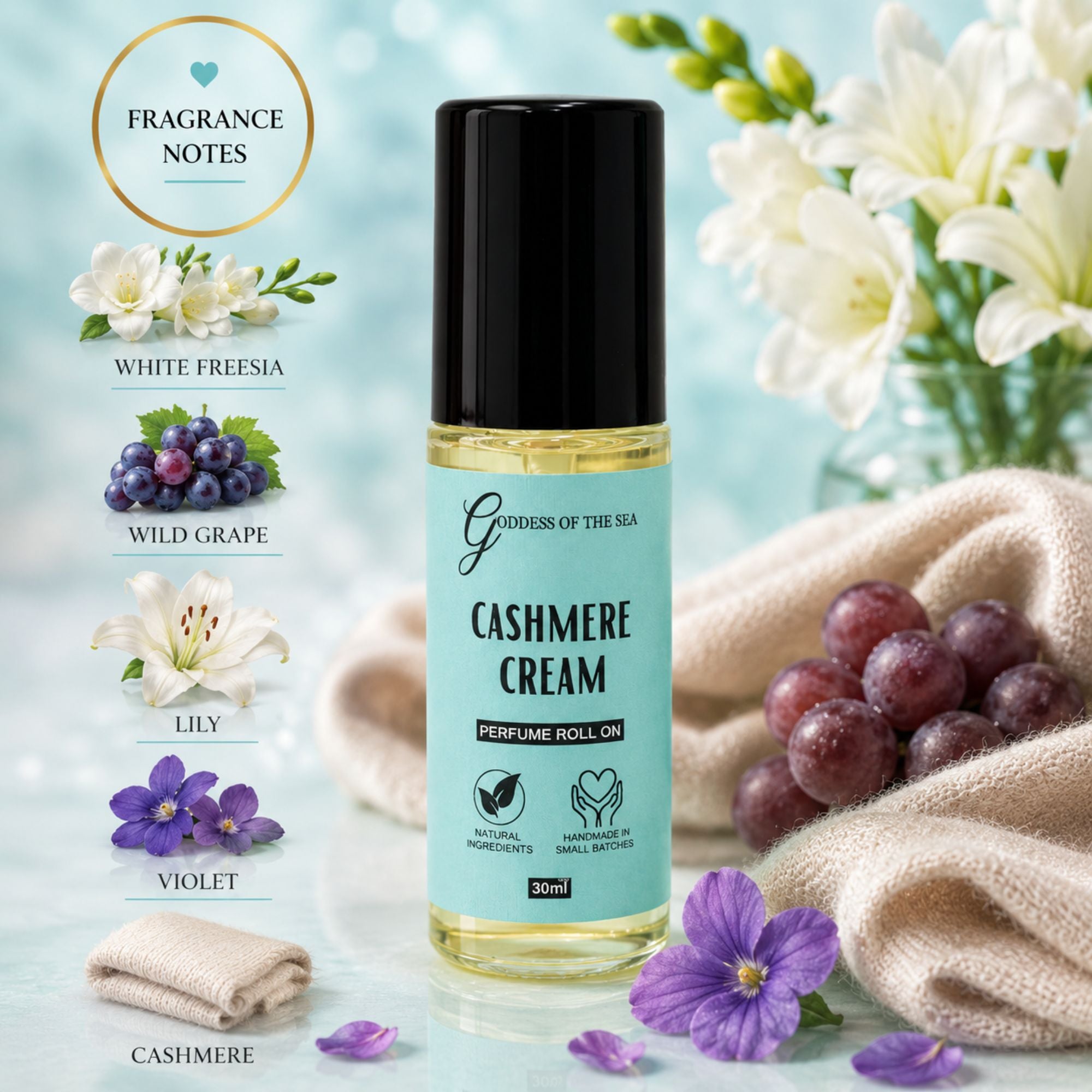 Cashmere Cream Perfume Roller
