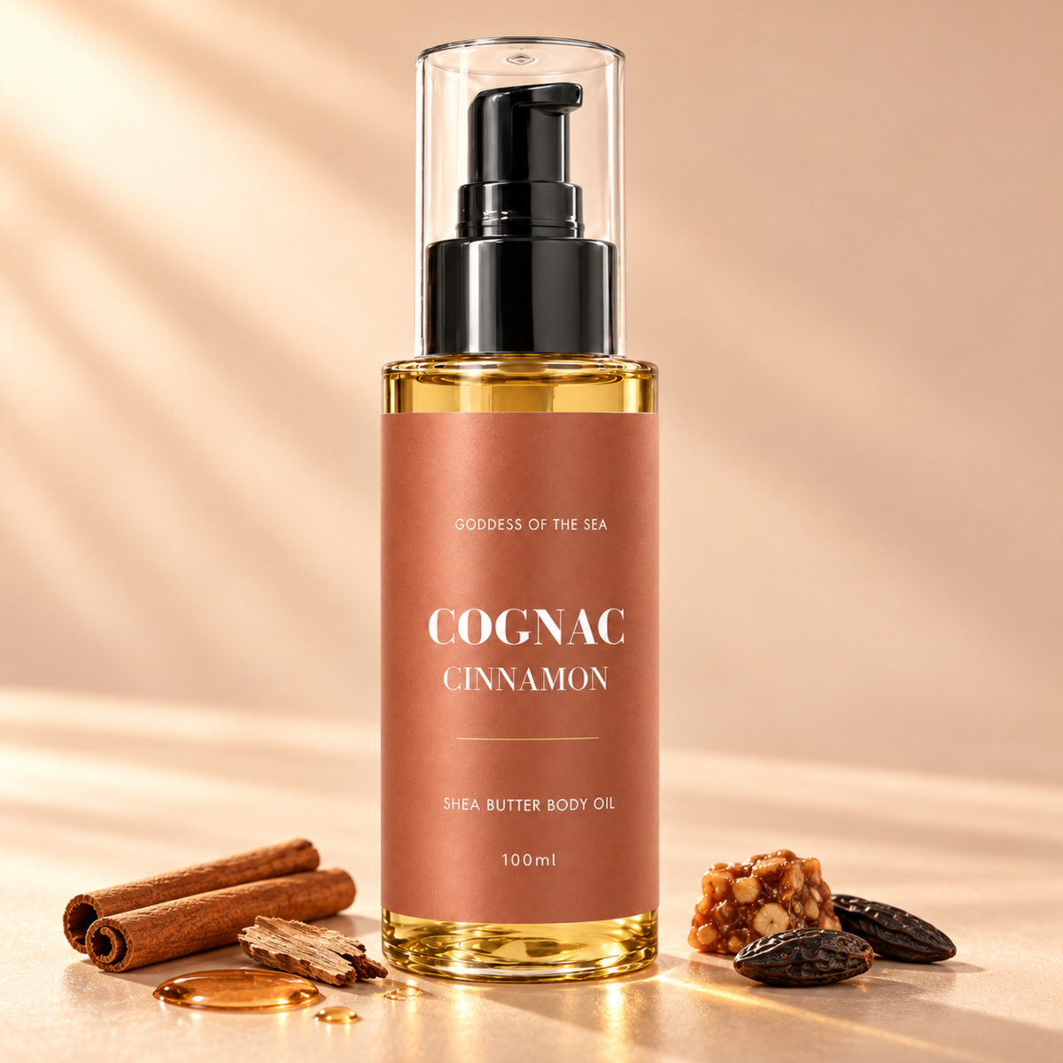 Cognac Cinnamon Perfume Body Oil