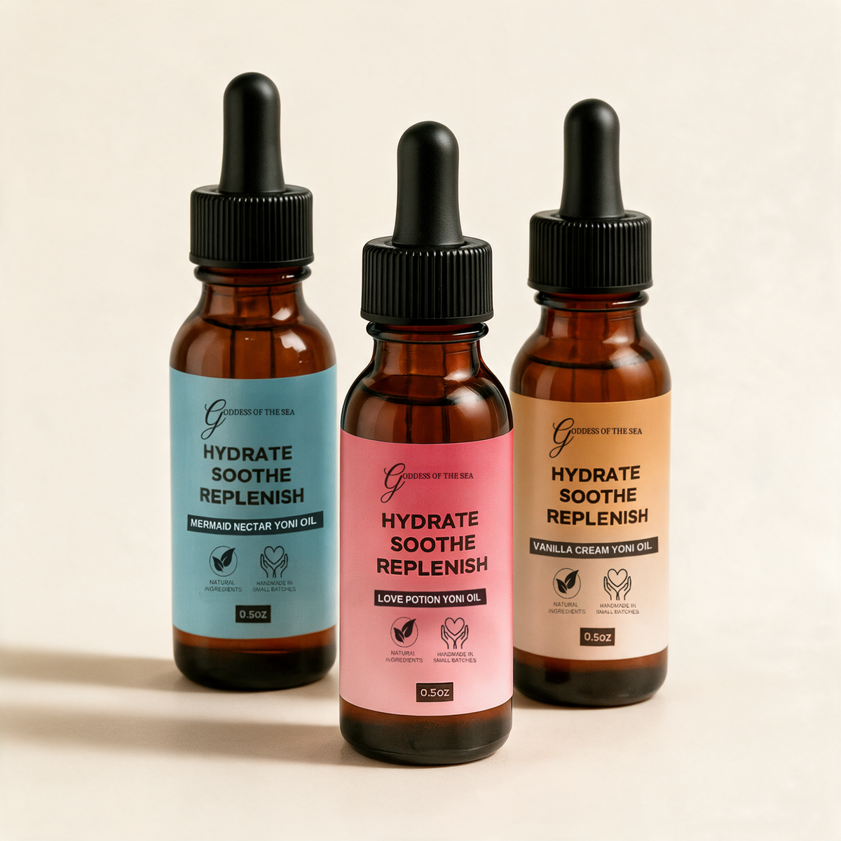 Yoni Oil Trio Discovery Sample Bundle