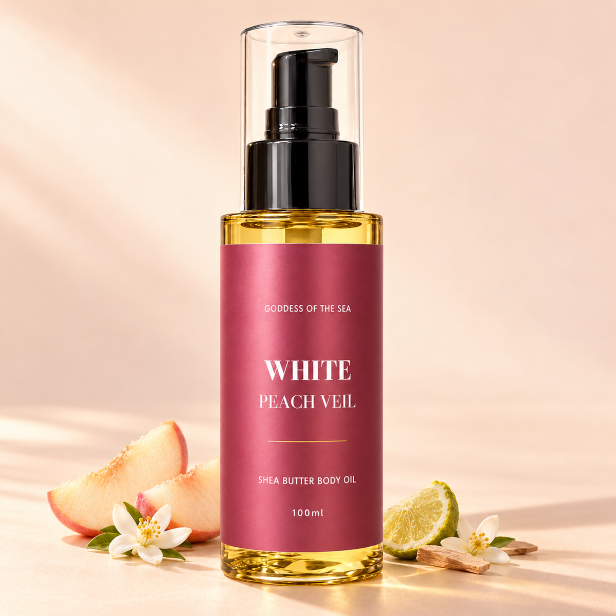 White Peach Veil Perfume Body Oil