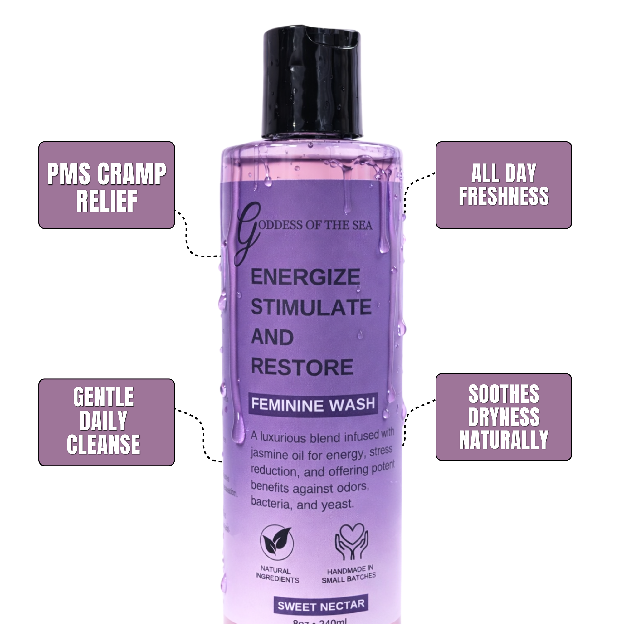 3 Wash Bundle - Sweet Nectar Feminine Wash