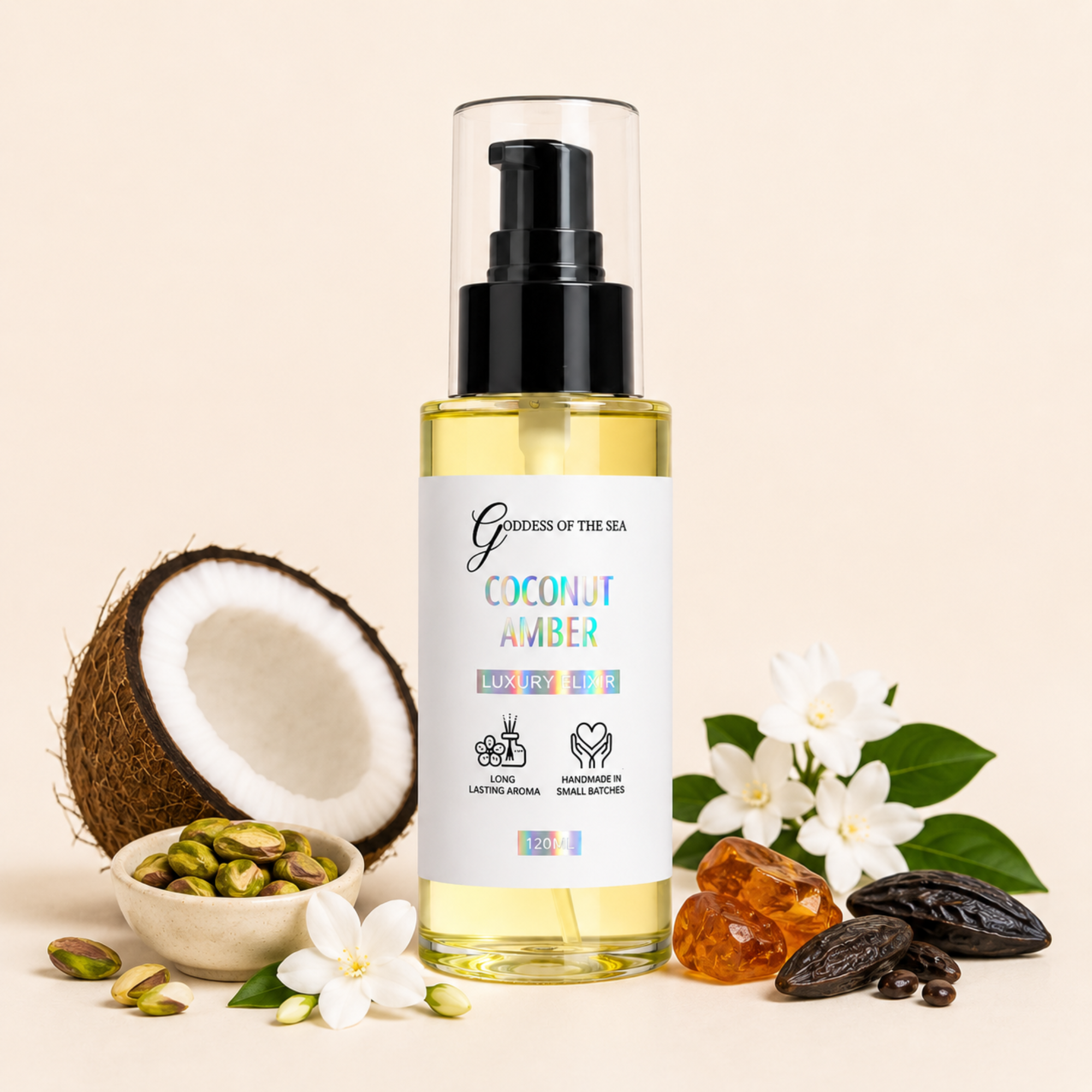 Coconut Amber Elixir Perfume Body Oil
