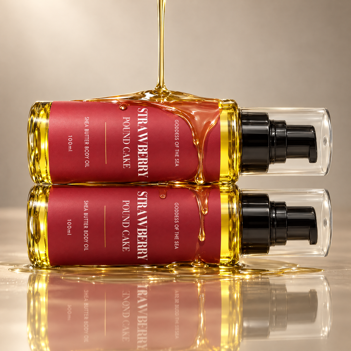 Strawberry Pound Cake Shea Butter Body Oil