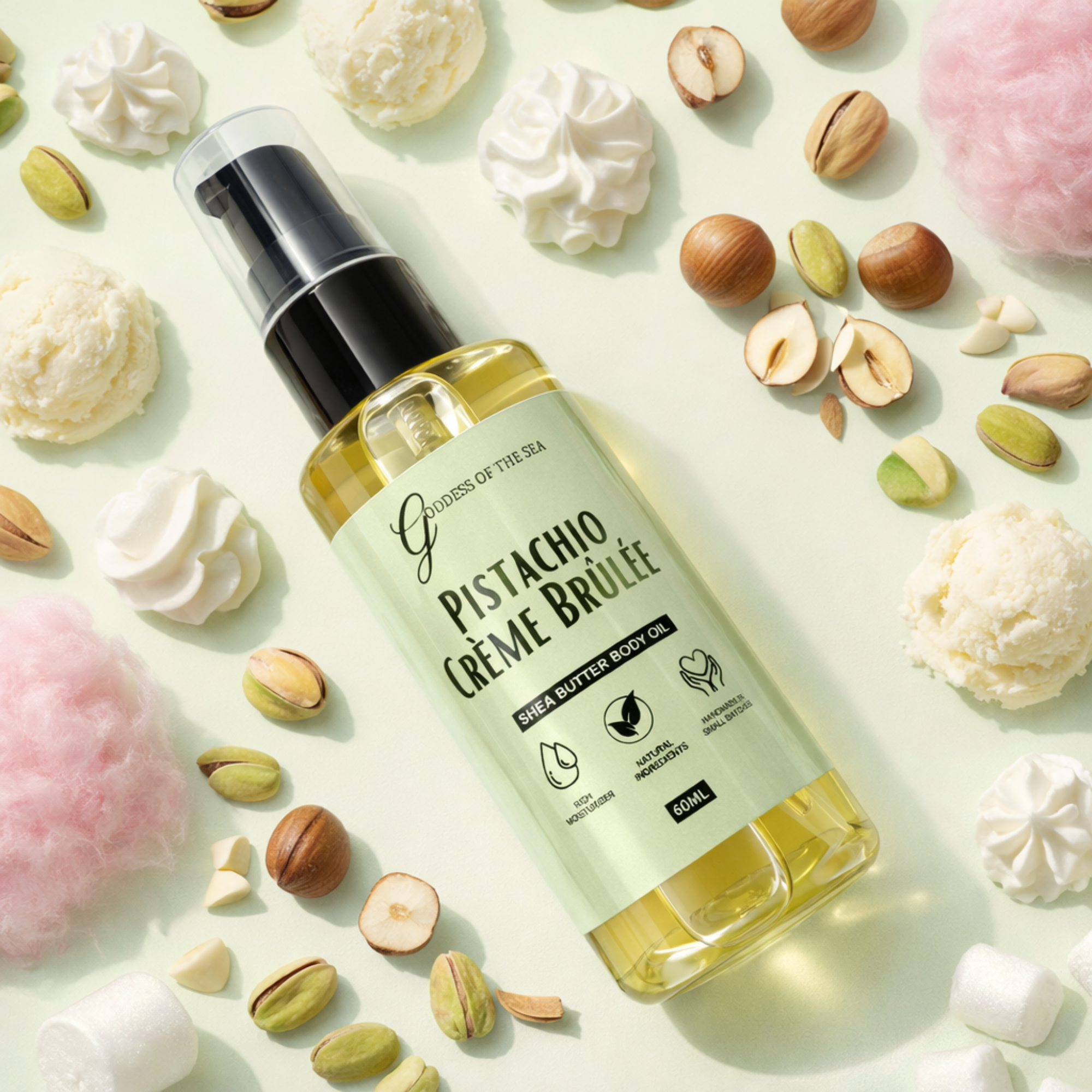 Travel Body Oil - Pistachio Creme Brulee