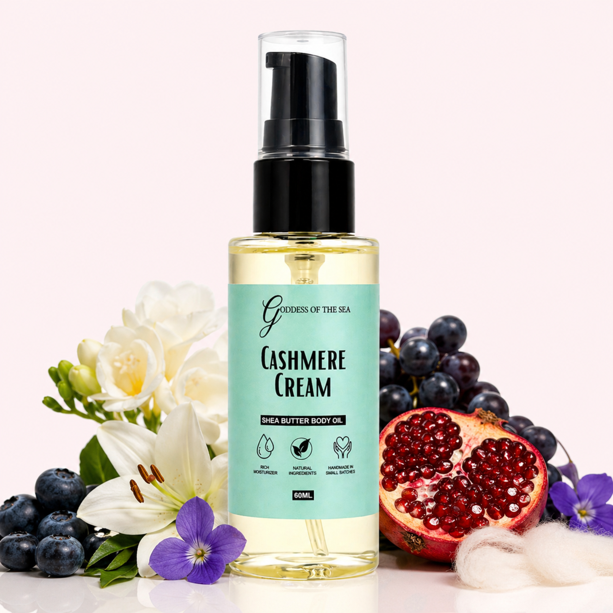 Travel Body Oil - Cashmere Cream