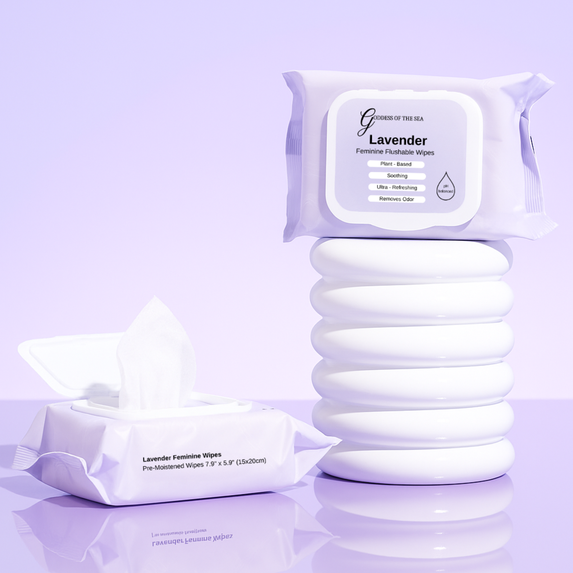 Lavender Feminine Wipes