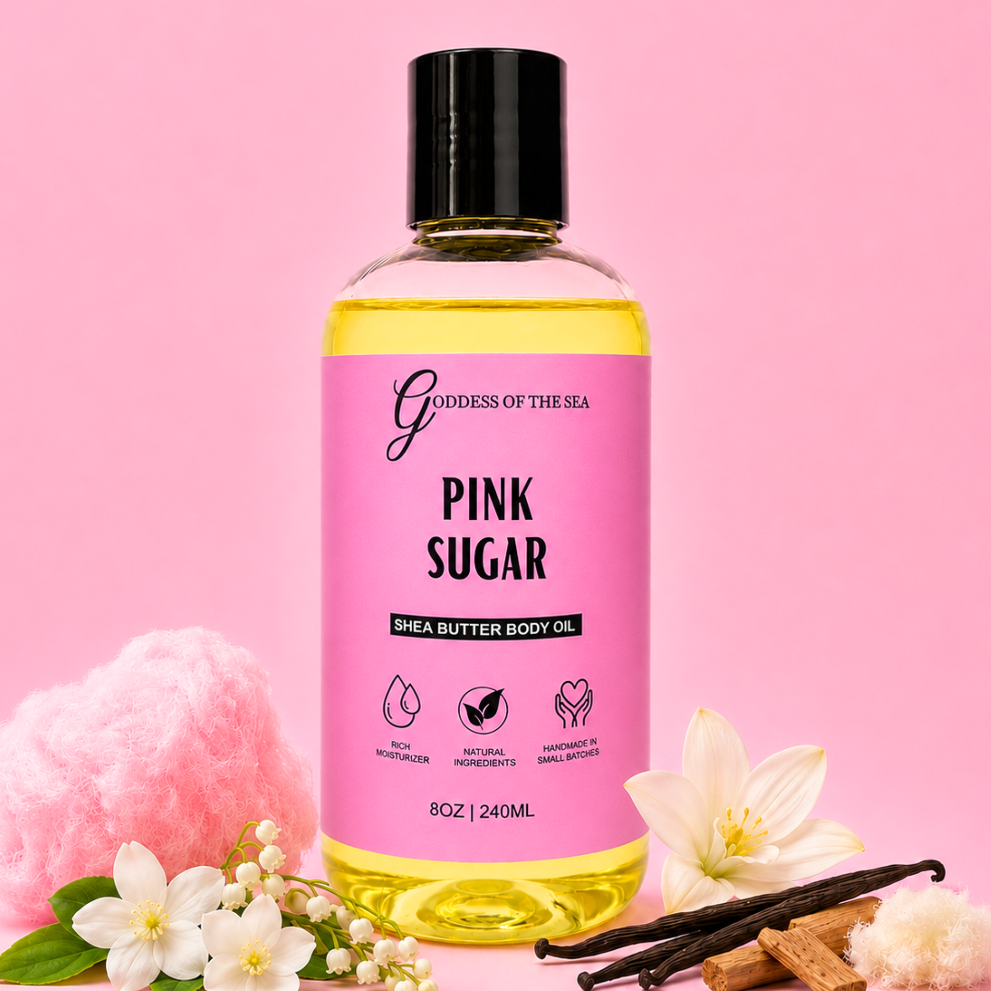 Pink Sugar Shea Butter Body Oil