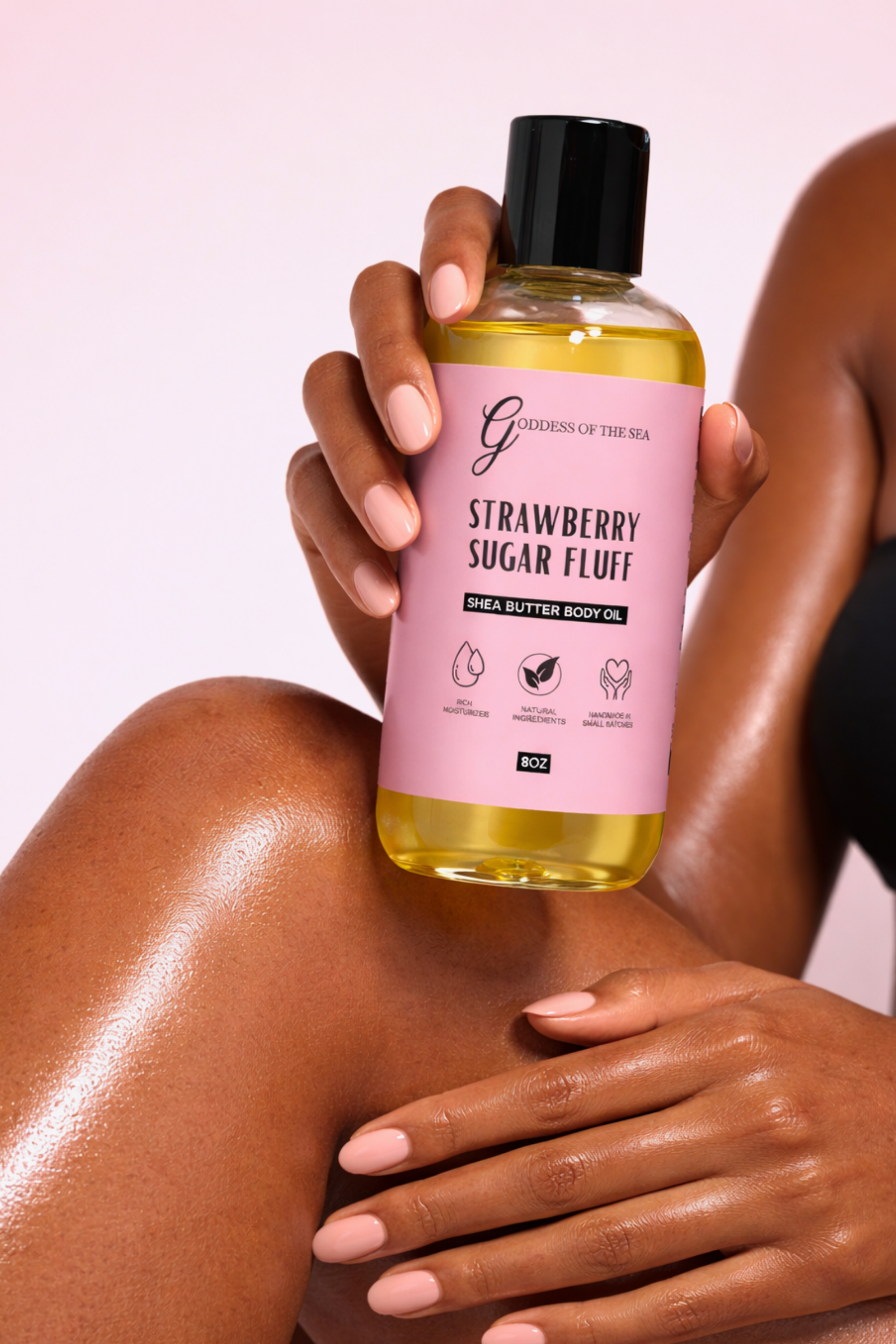 Strawberry Sugar Fluff Shea Butter Body Oil