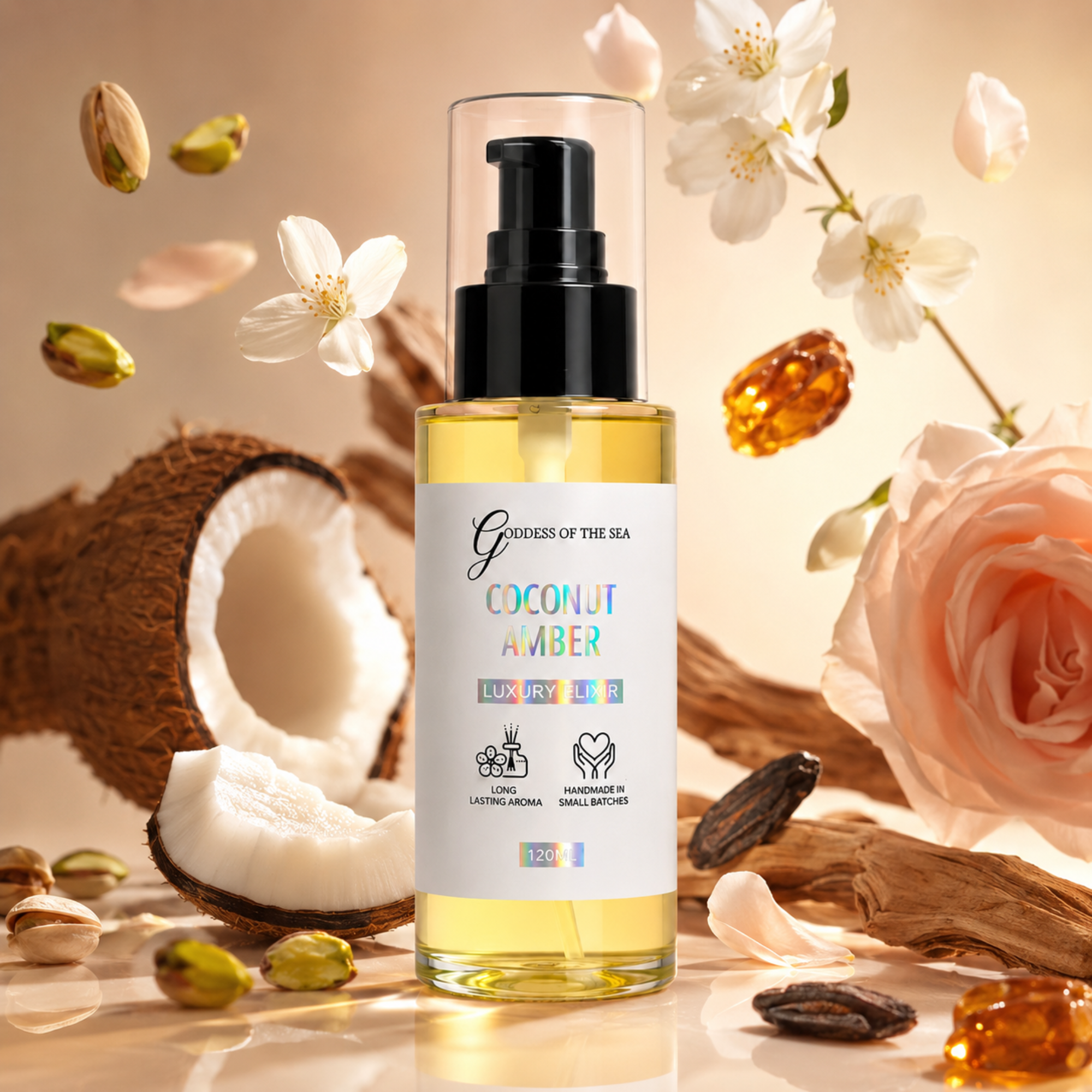 Coconut Amber Elixir Perfume Body Oil
