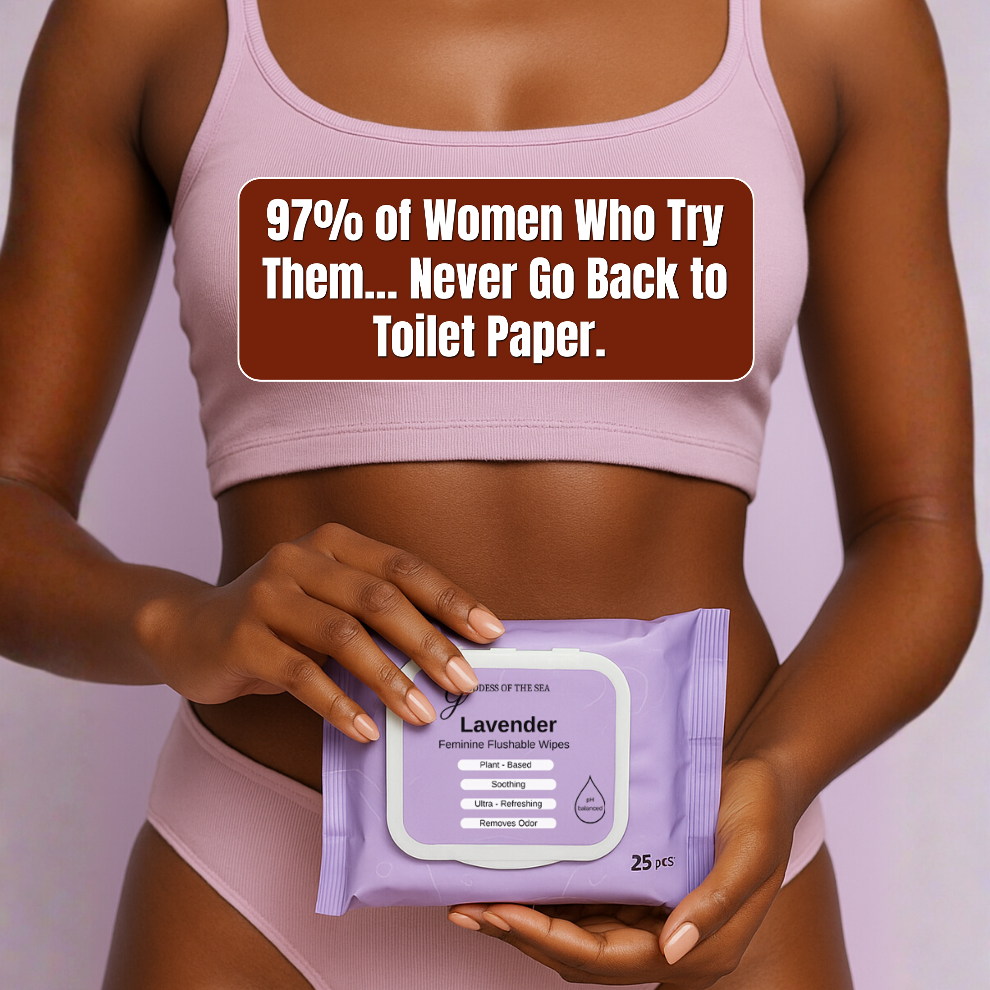 Lavender Feminine Wipes