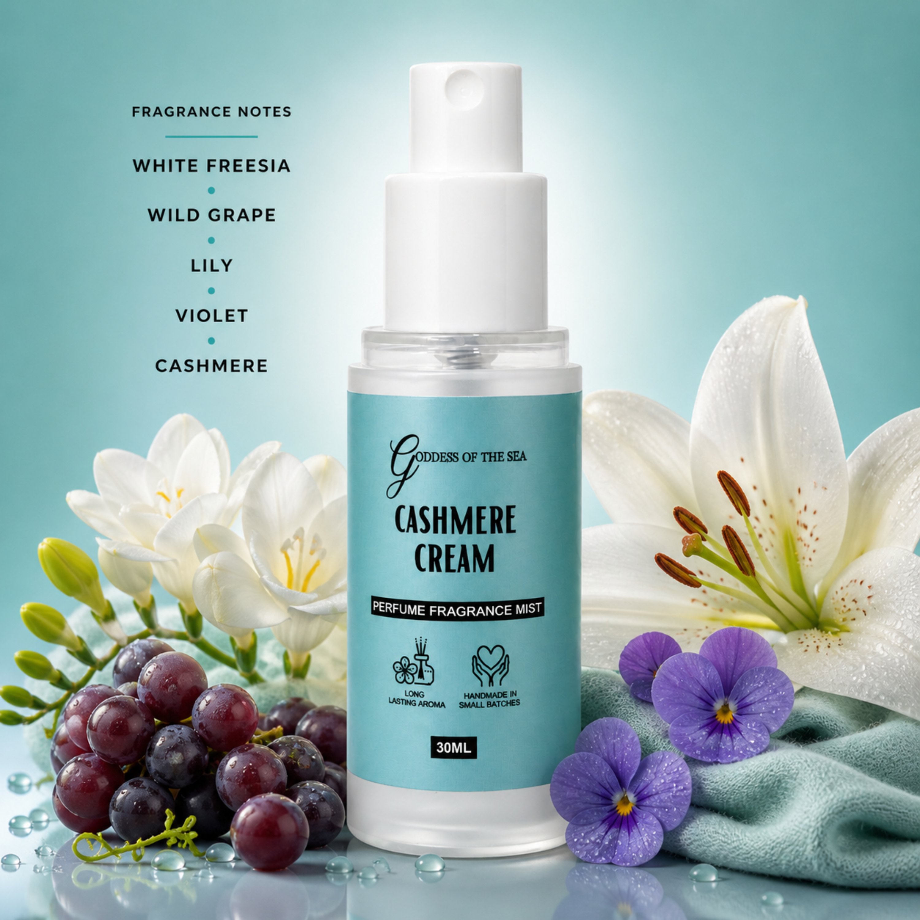Travel Perfume Mist - Cashmere Cream