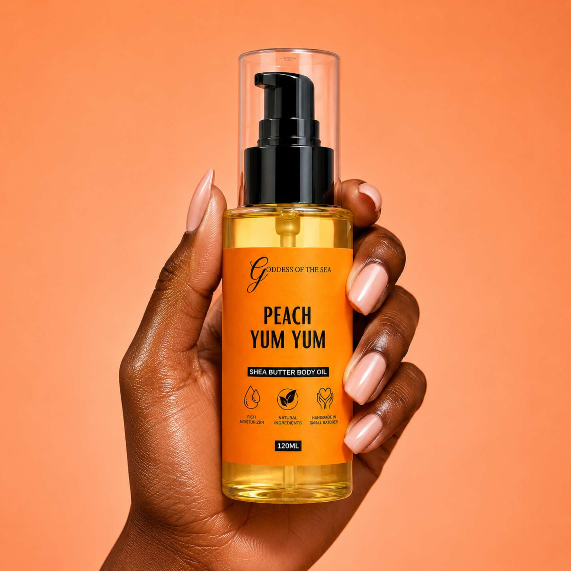 Peach Yum Yum Shea Butter Body Oil