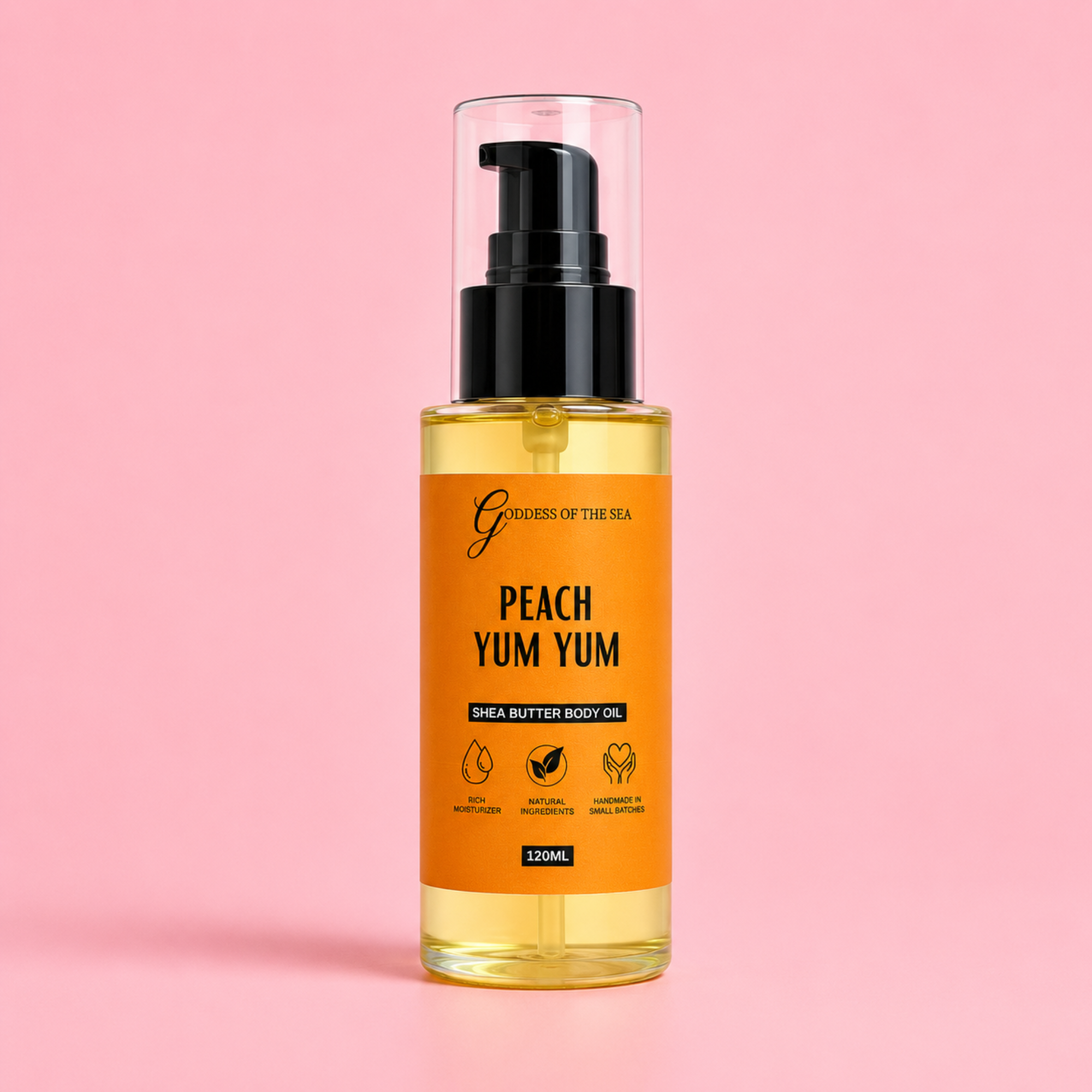 Peach Yum Yum Shea Butter Body Oil