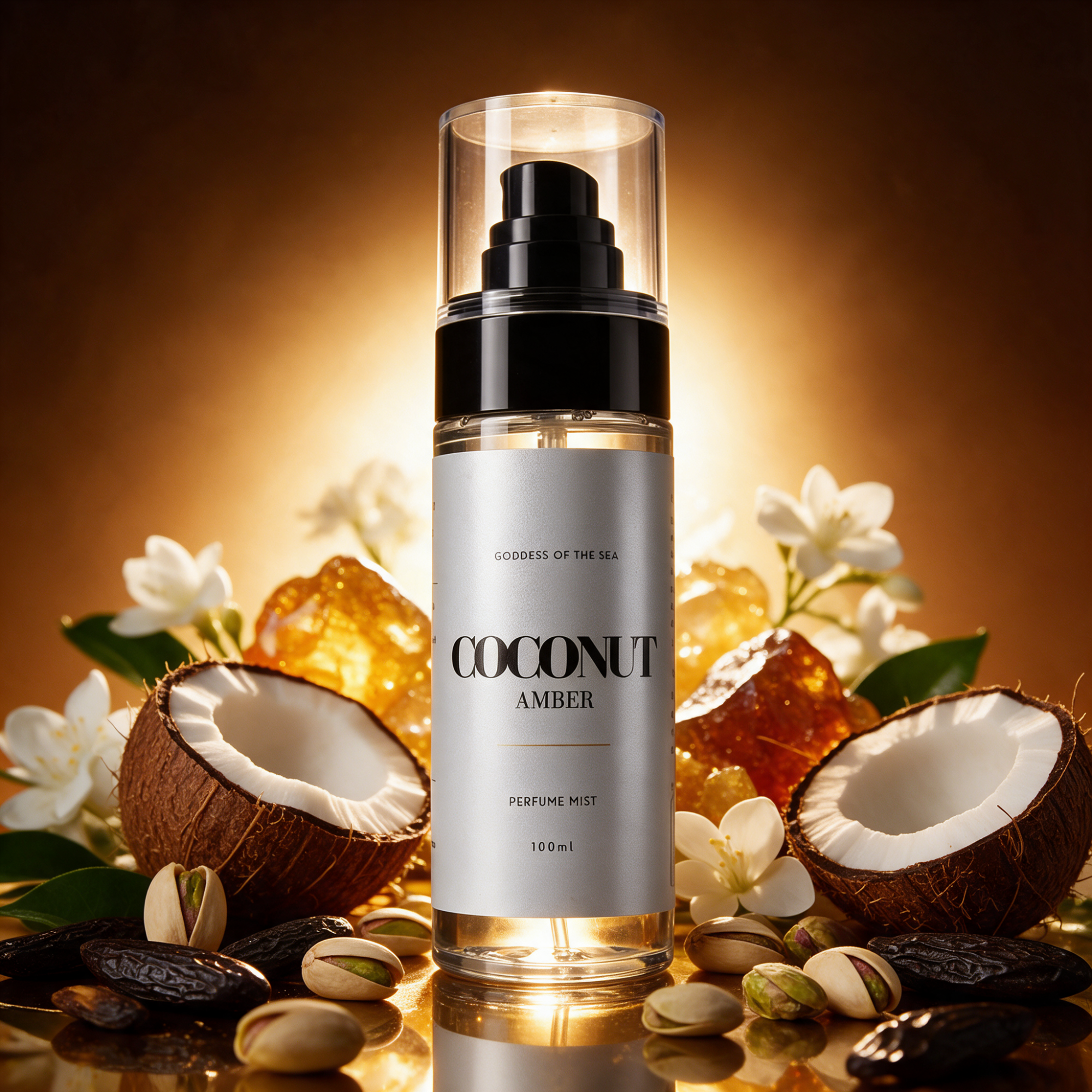 Coconut Amber Perfume Fragrance Mist