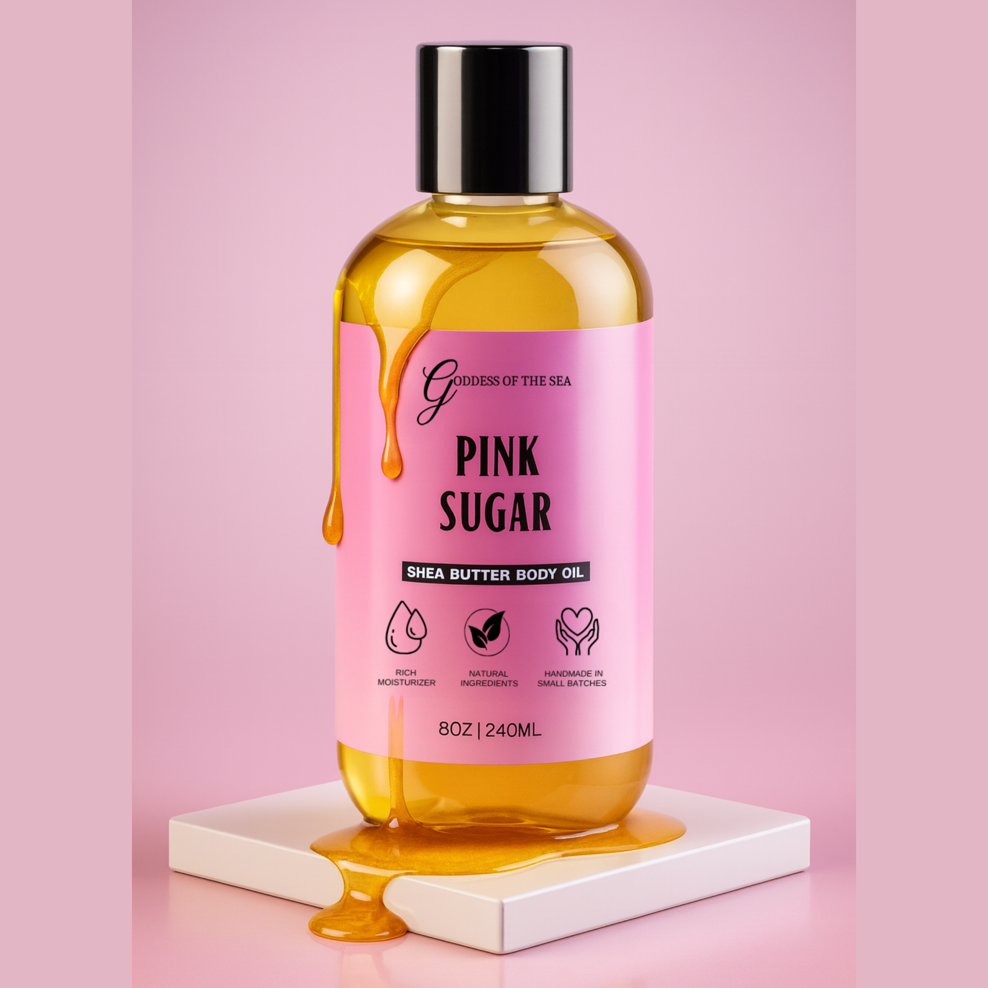 Pink Sugar Shea Butter Body Oil