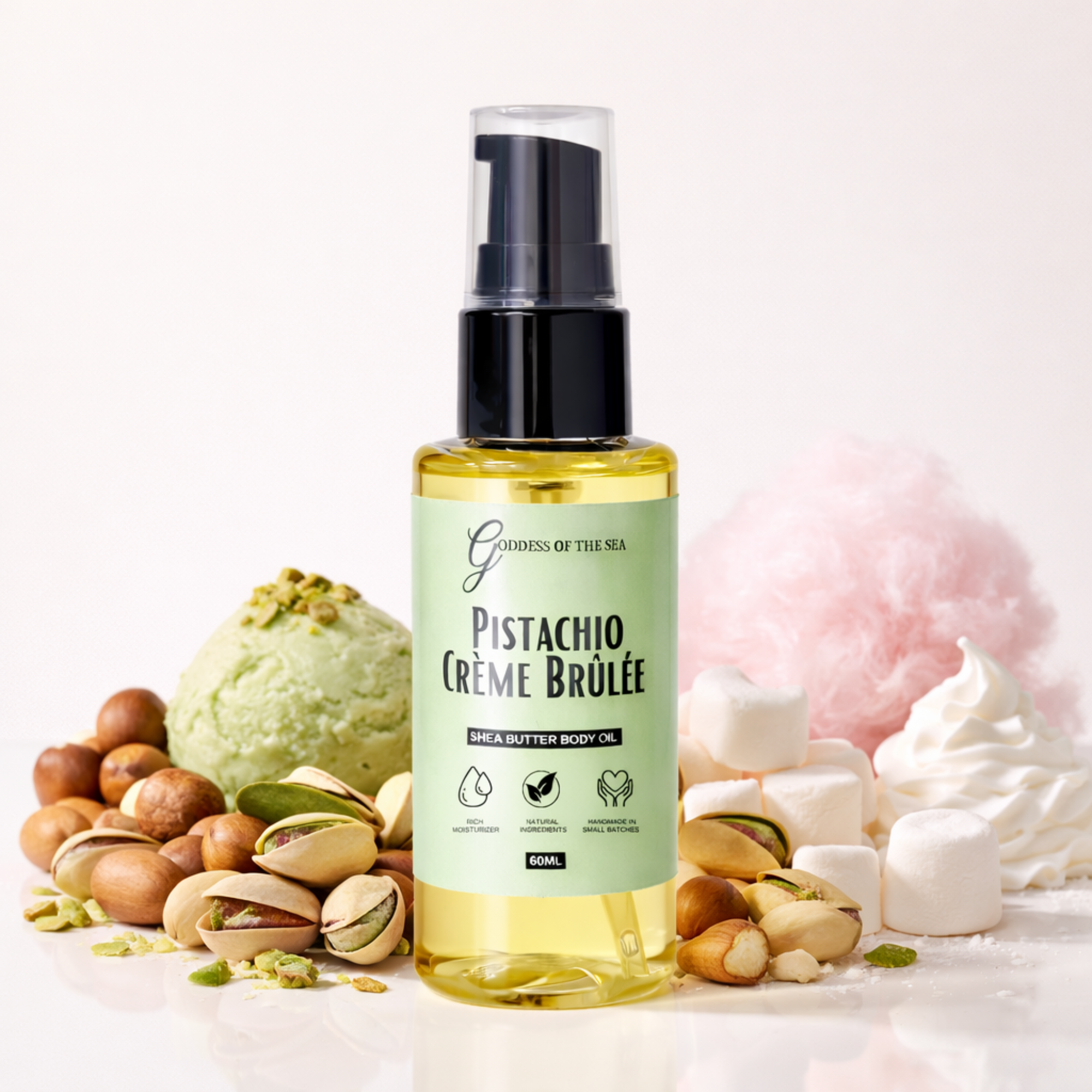 Travel Body Oil - Pistachio Creme Brulee