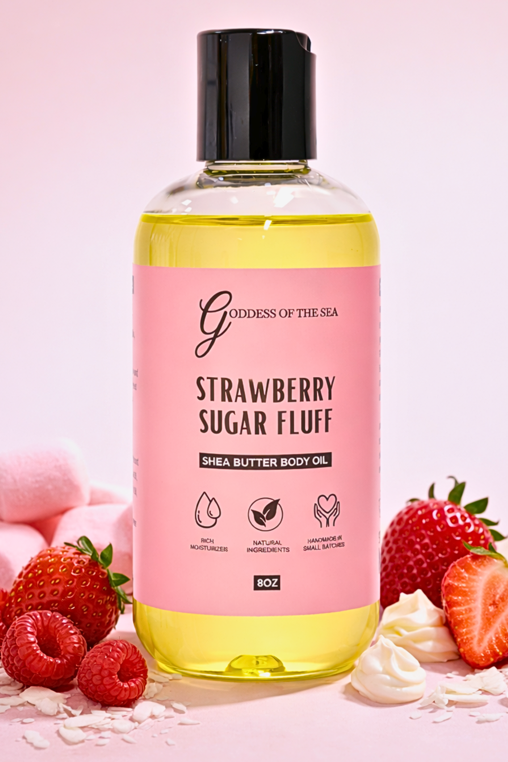 Strawberry Sugar Fluff Shea Butter Body Oil