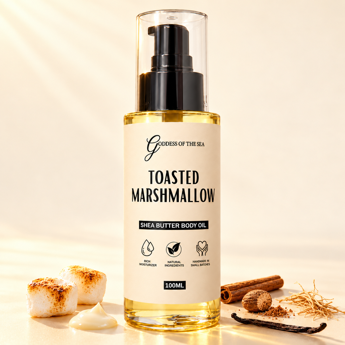 Toasted Marshmallow Shea Butter Body Oil