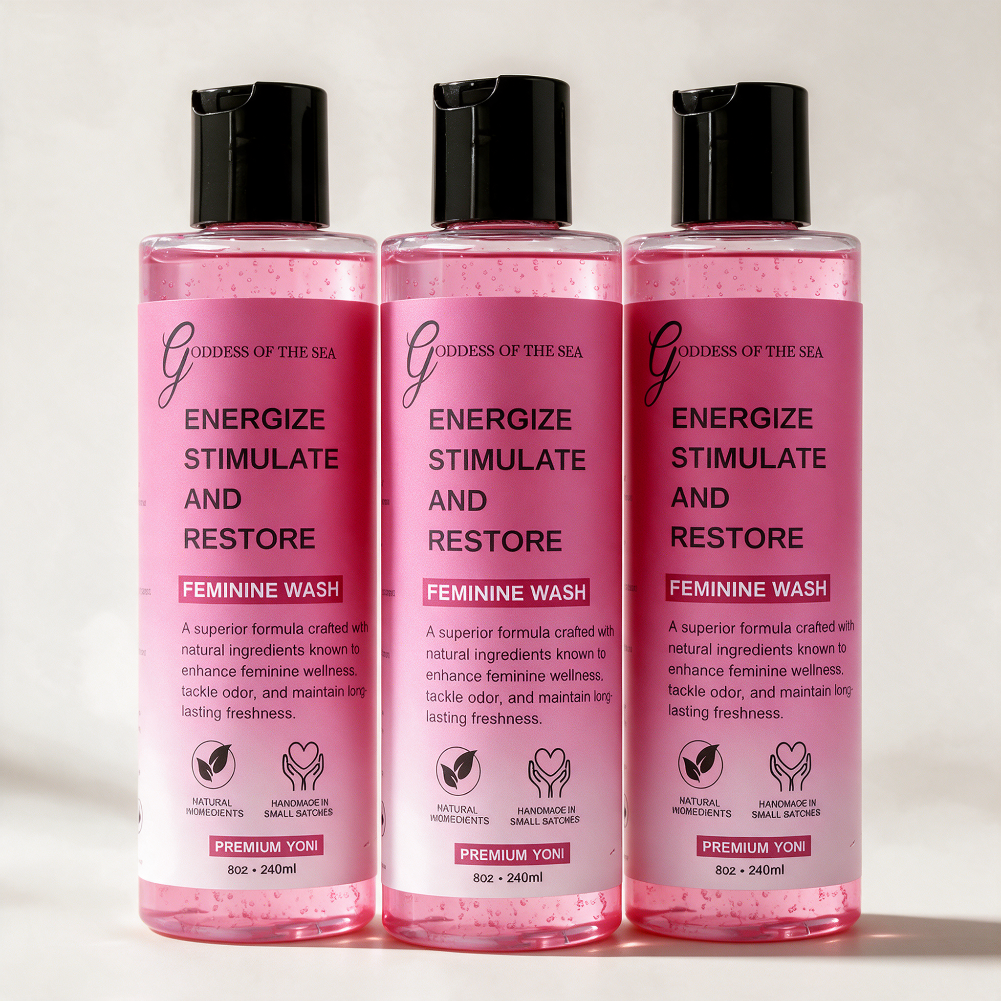 3 Wash Bundle - Premium Yoni Feminine Wash