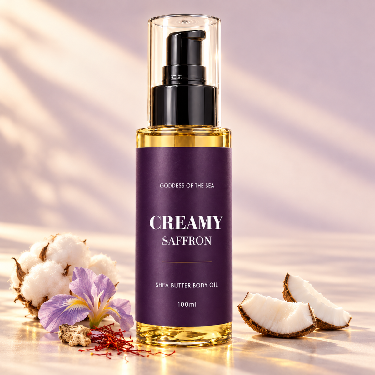 Creamy Saffron Perfume Body Oil