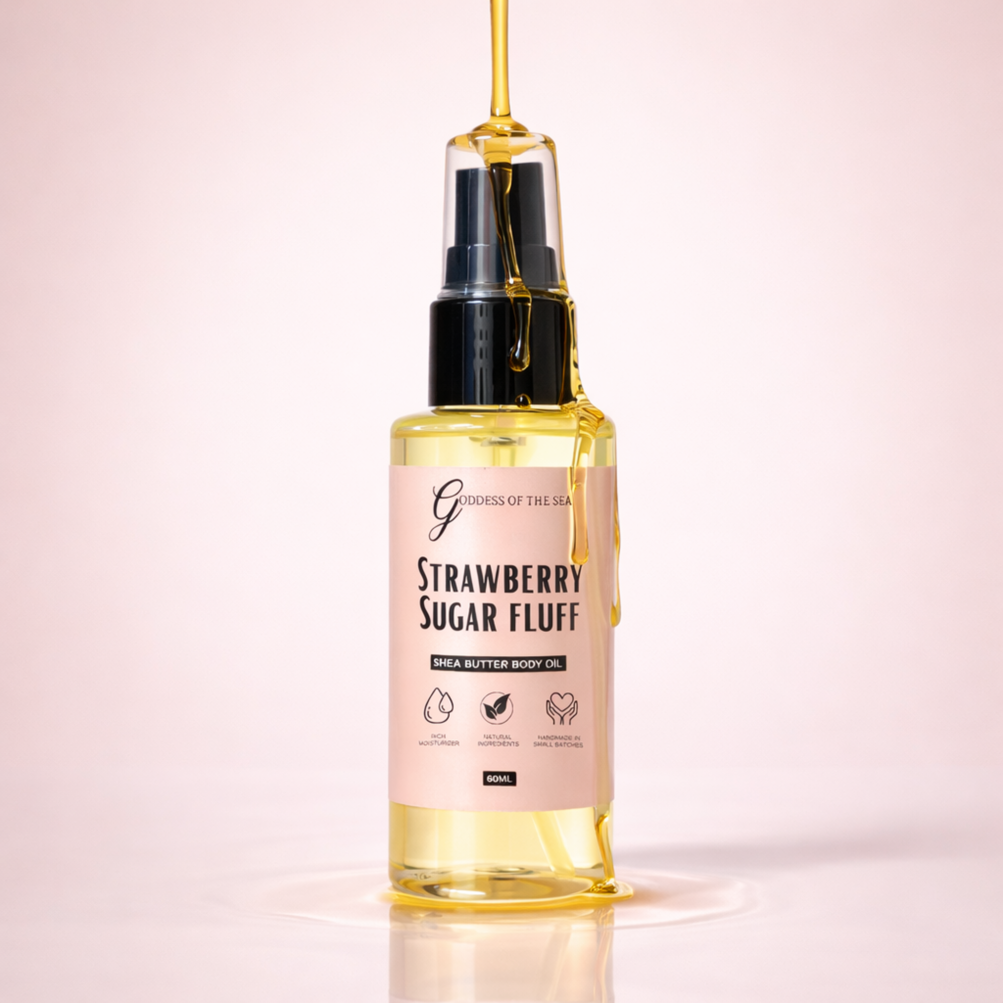 Travel Body Oil - Strawberry Sugar Fluff