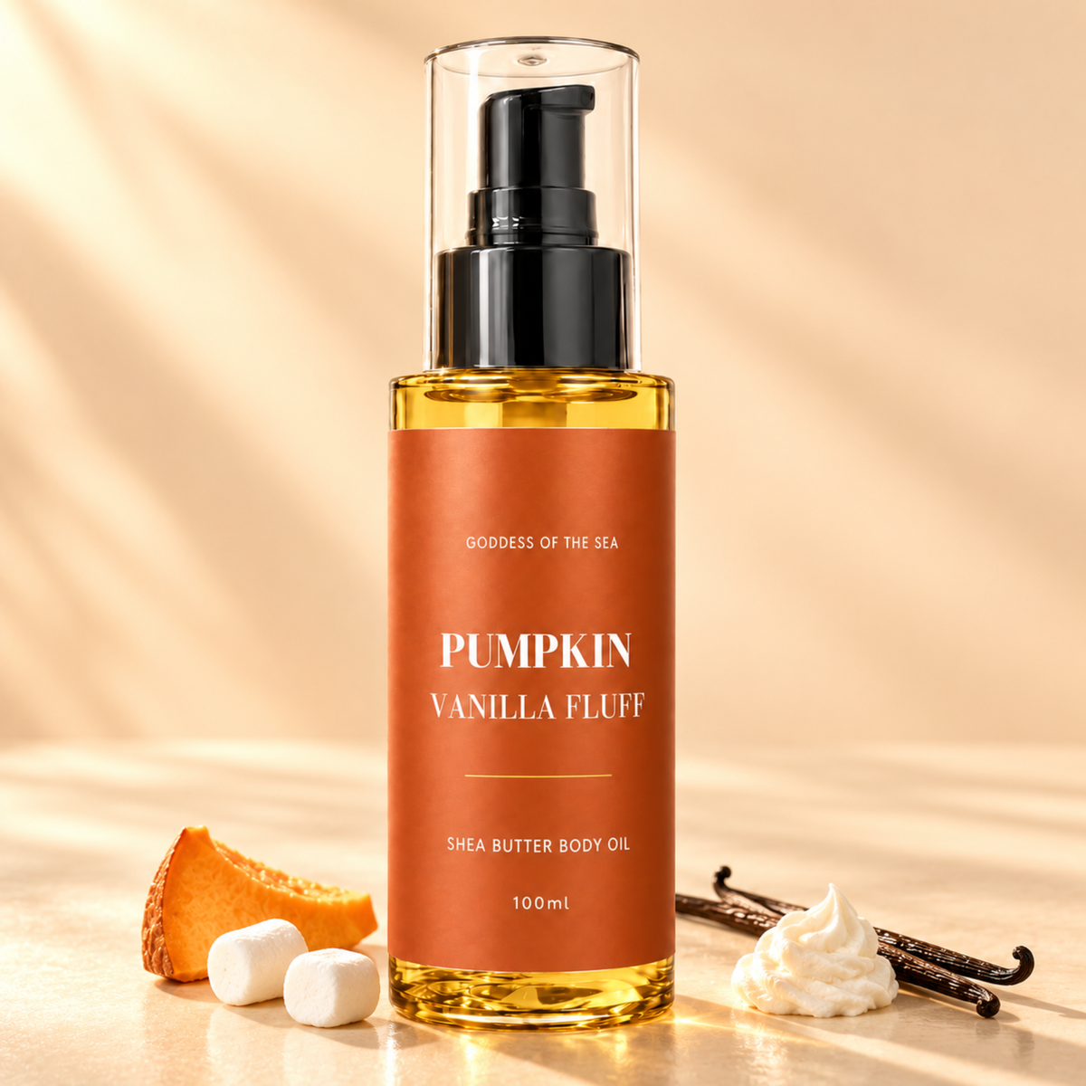 Pumpkin Vanilla Fluff Shea Butter Body Oil