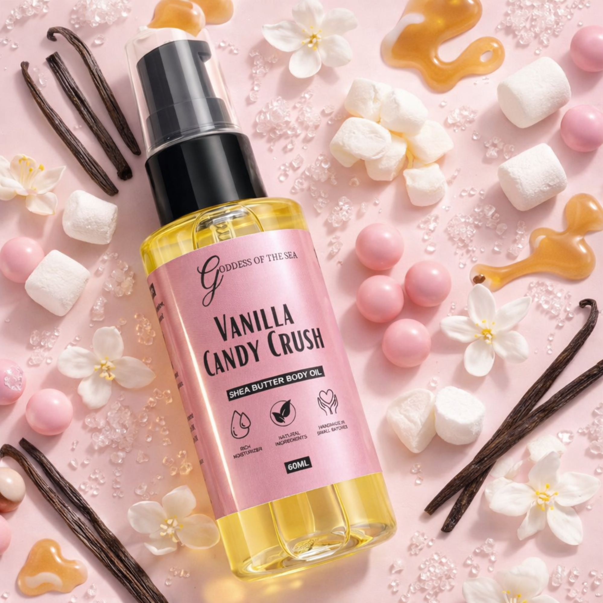 Travel Body Oil - Vanilla Candy Crush