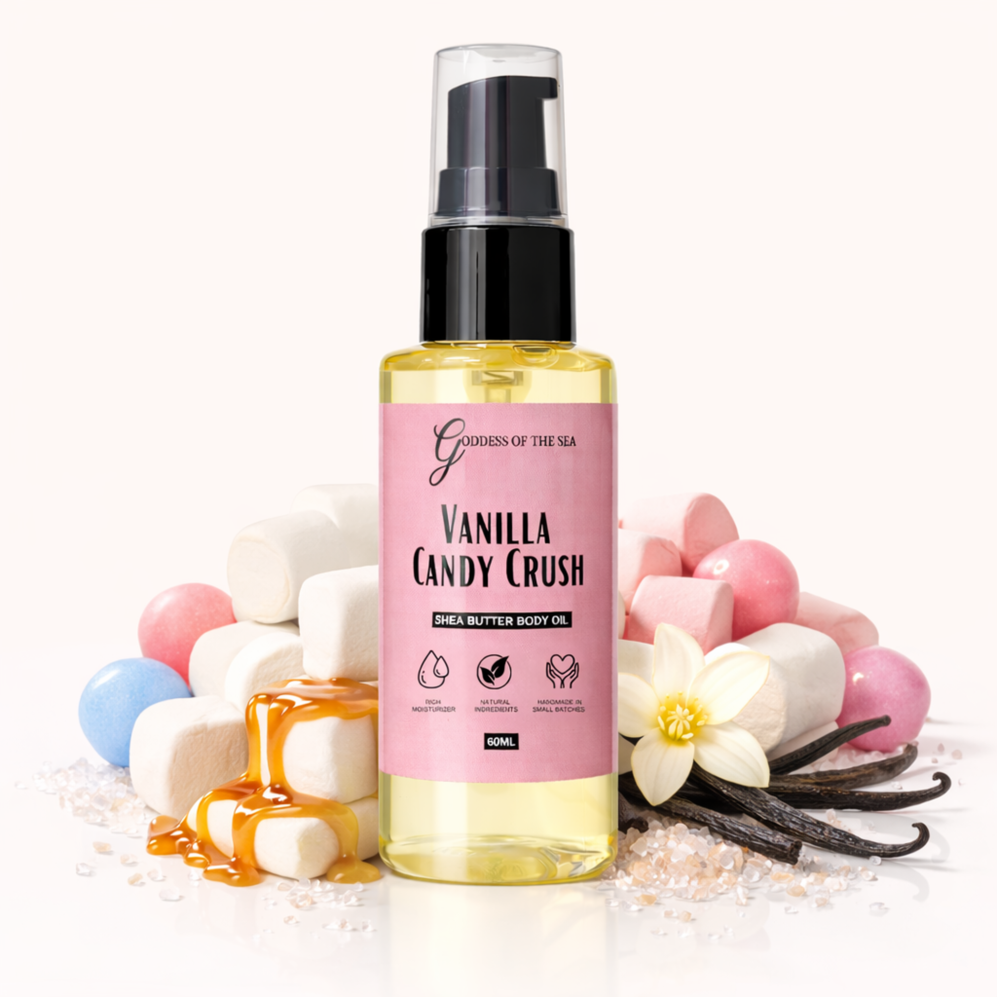 Travel Body Oil - Vanilla Candy Crush