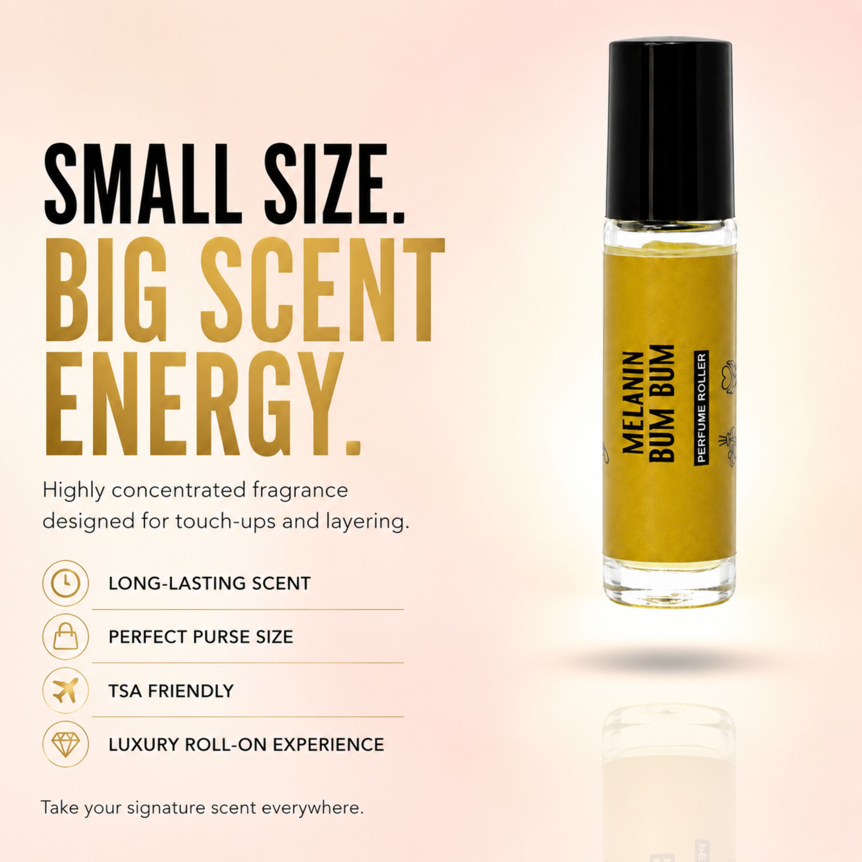 Travel Perfume Roller - Melanin Bum Bum