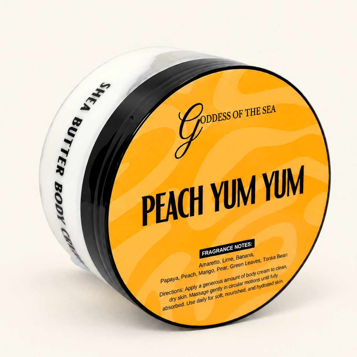 Peach Yum Yum Shea Butter Body Cream