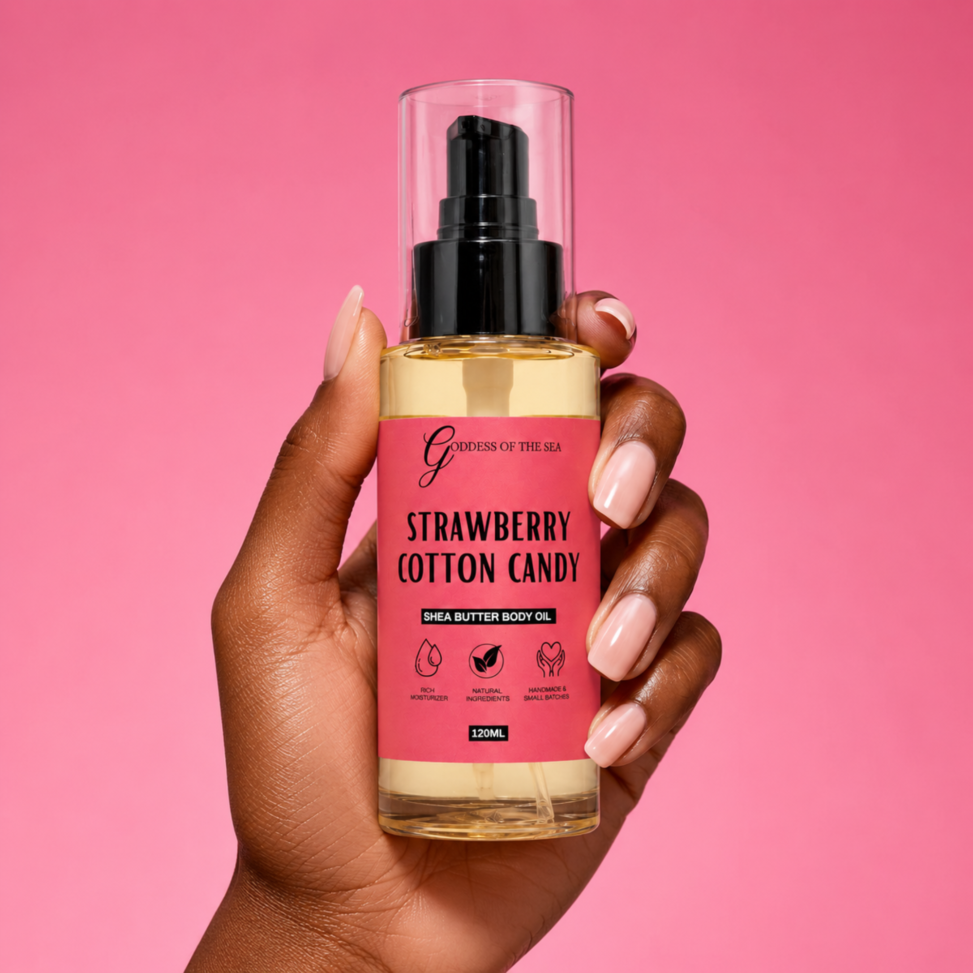 Strawberry Cotton Candy Shea Butter Body Oil