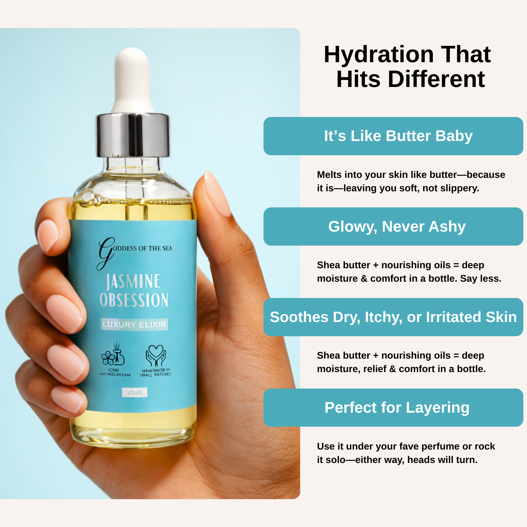 Jasmine Obsession (Goddess) Luxury Elixir Body Oil