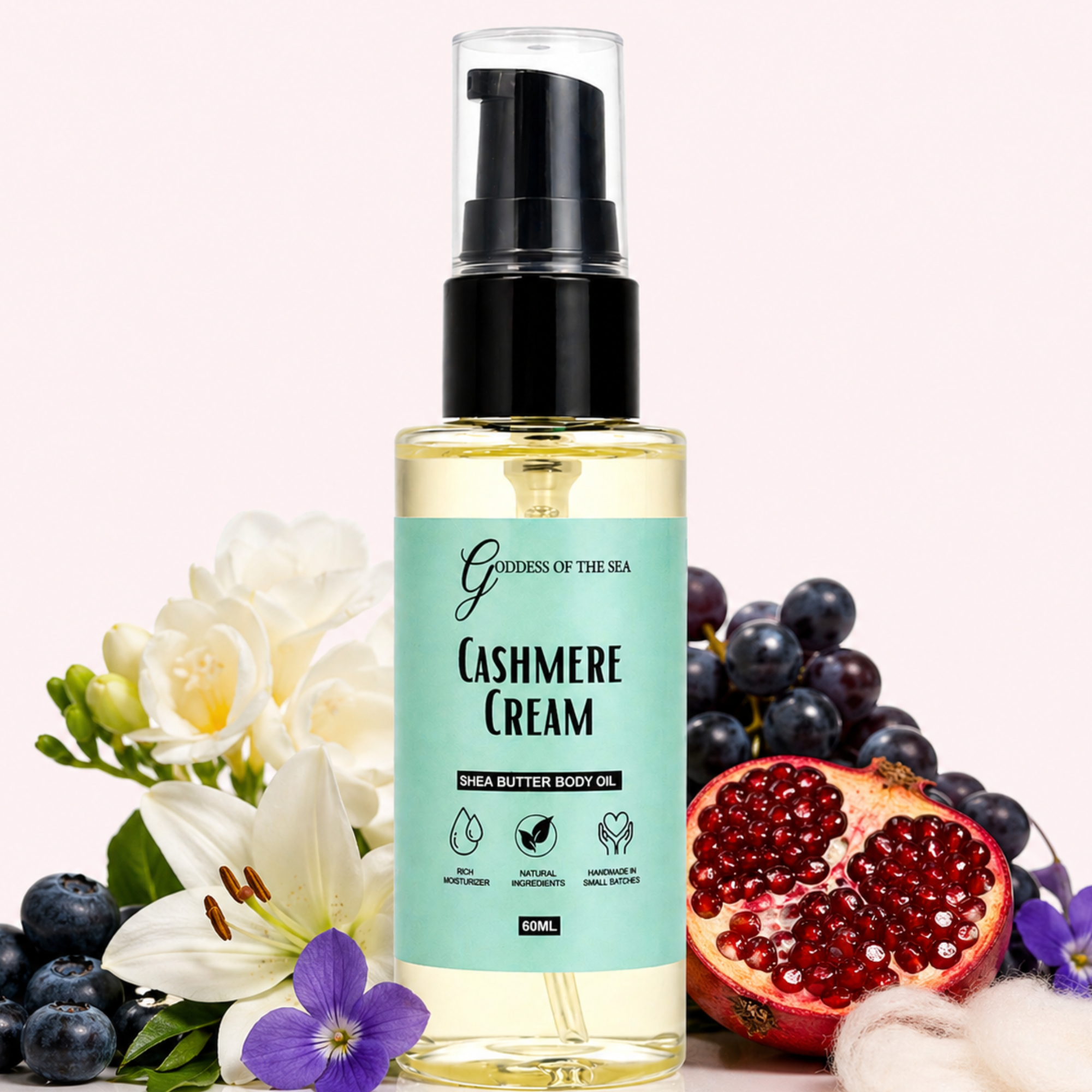 Travel Body Oil - Cashmere Cream