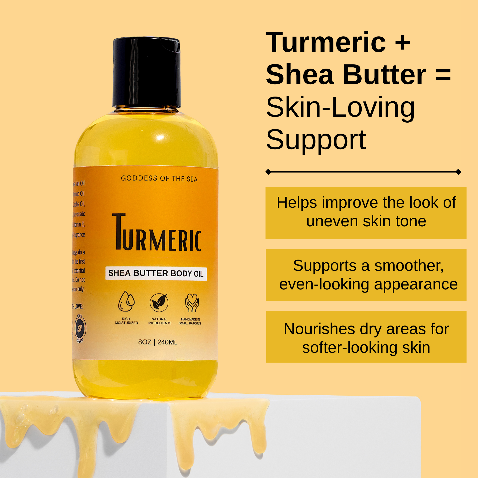 Turmeric Charcoal Bar & Body Oil Bundle