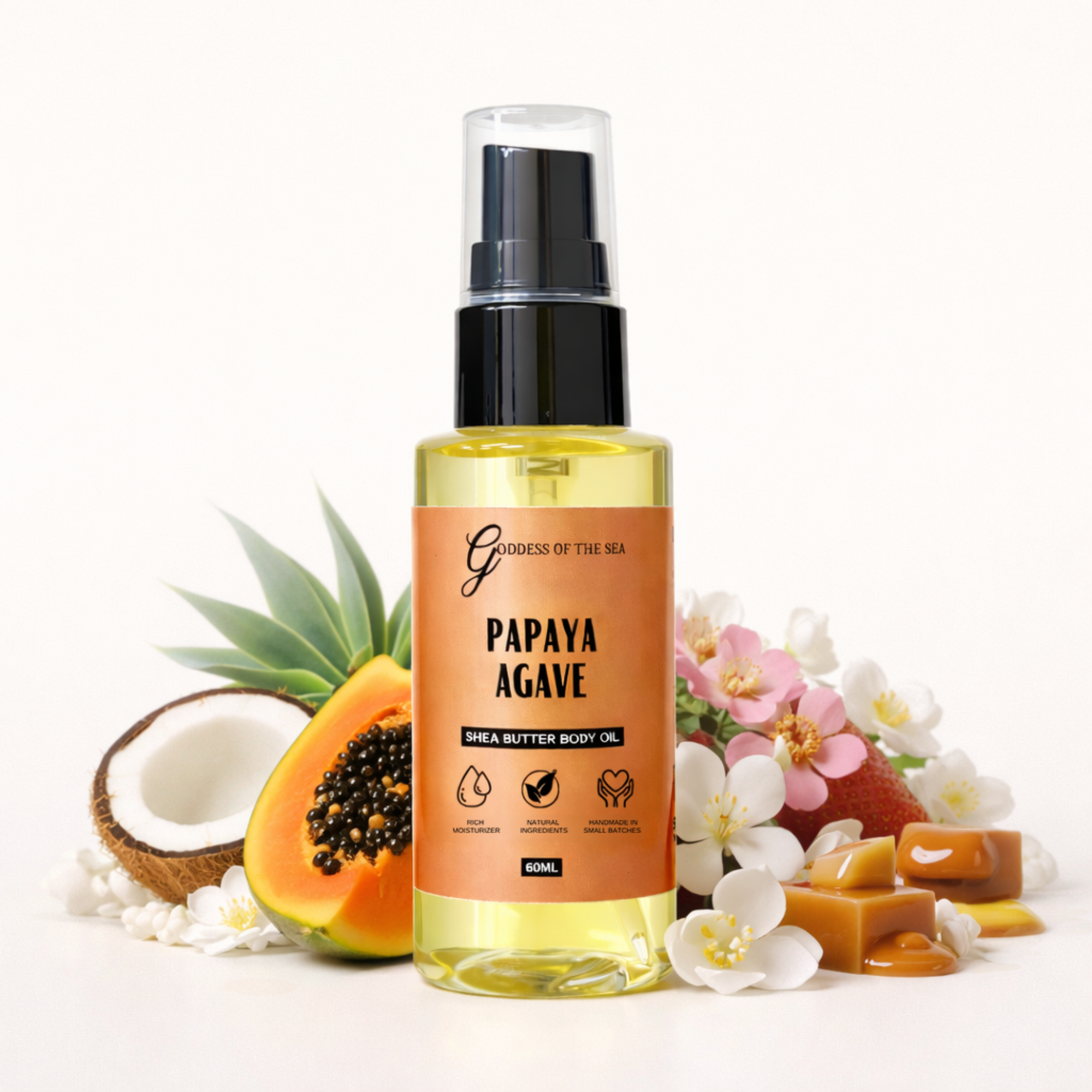 Travel Body Oil - Papaya Agave