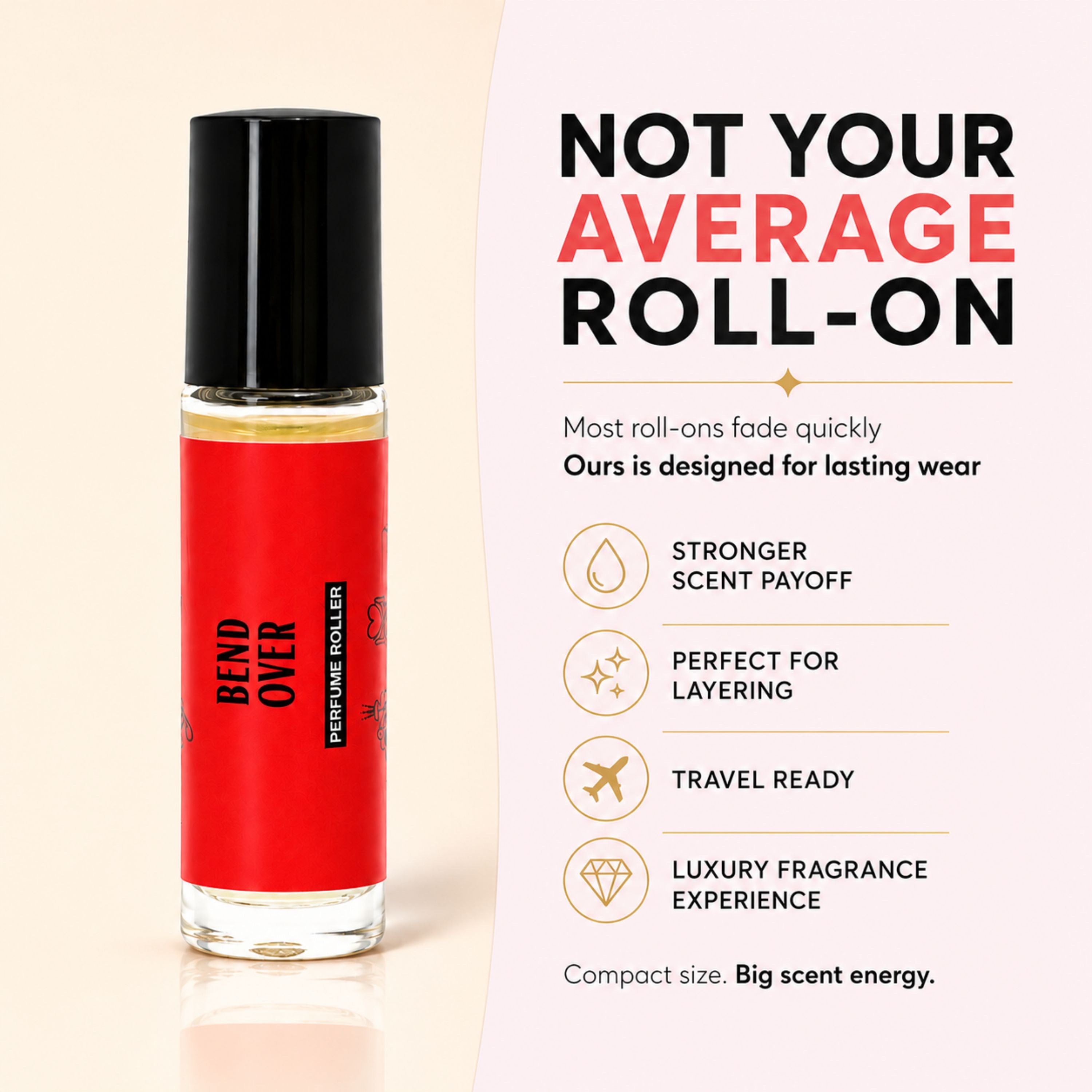 Travel Perfume Roller - Bend Over
