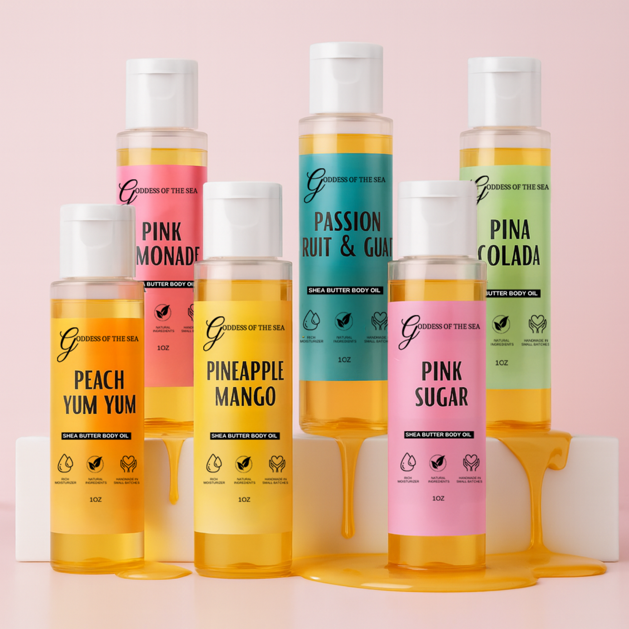 Sample Bundle - Pretty & Pleasurable Shea Butter Body OIl