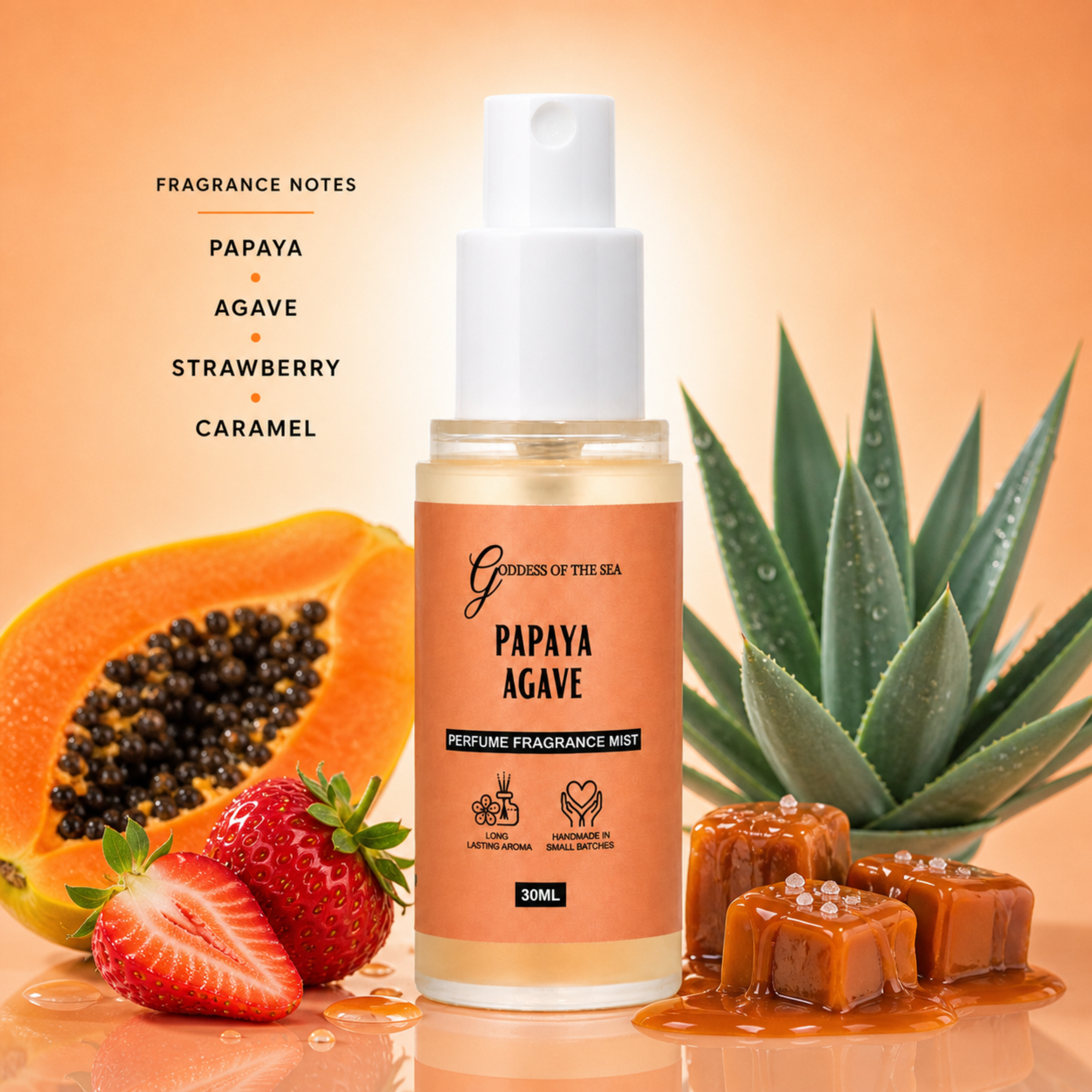 Travel Perfume Mist - Papaya Agave