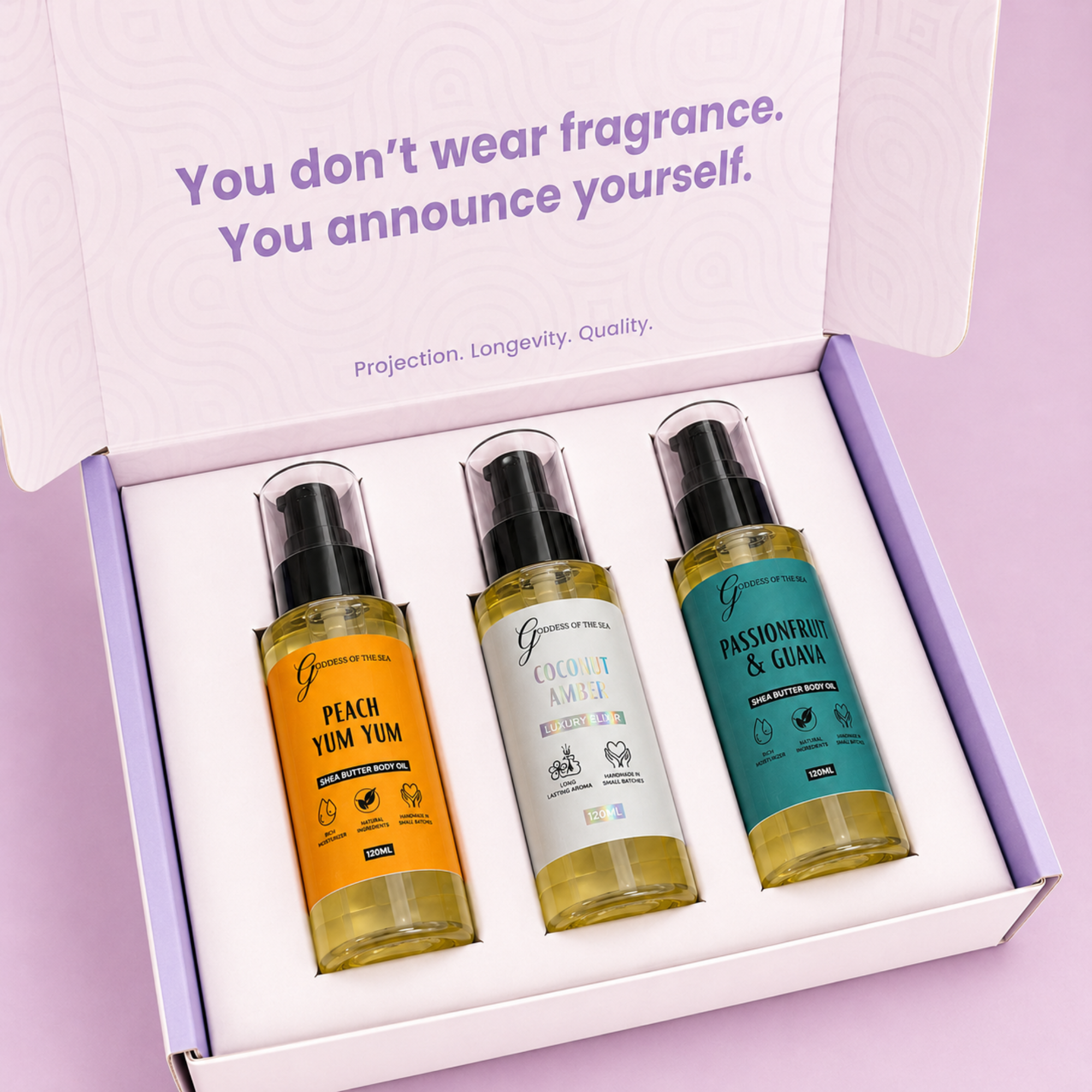 Trio Body Oil Collection