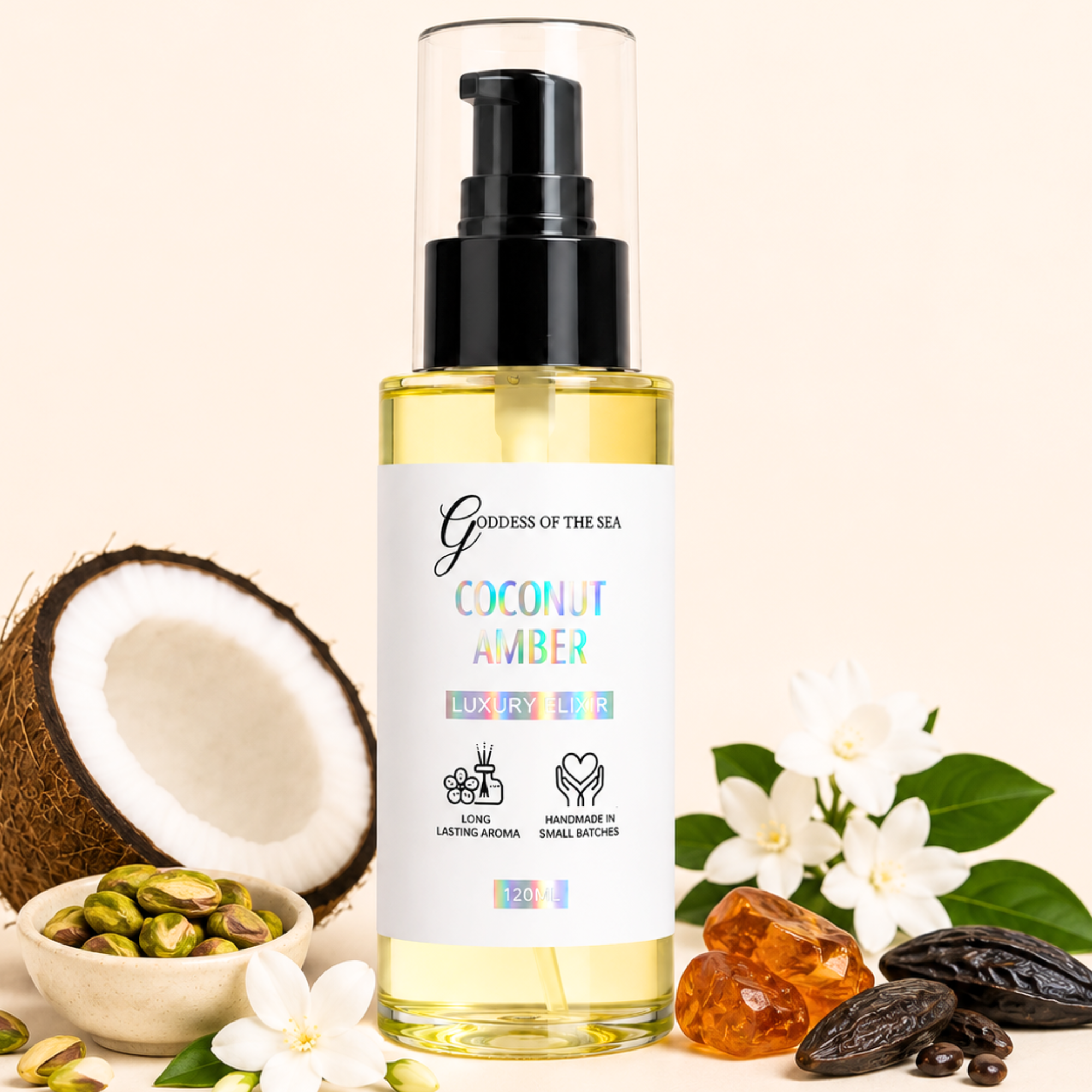 Coconut Amber Elixir Perfume Body Oil