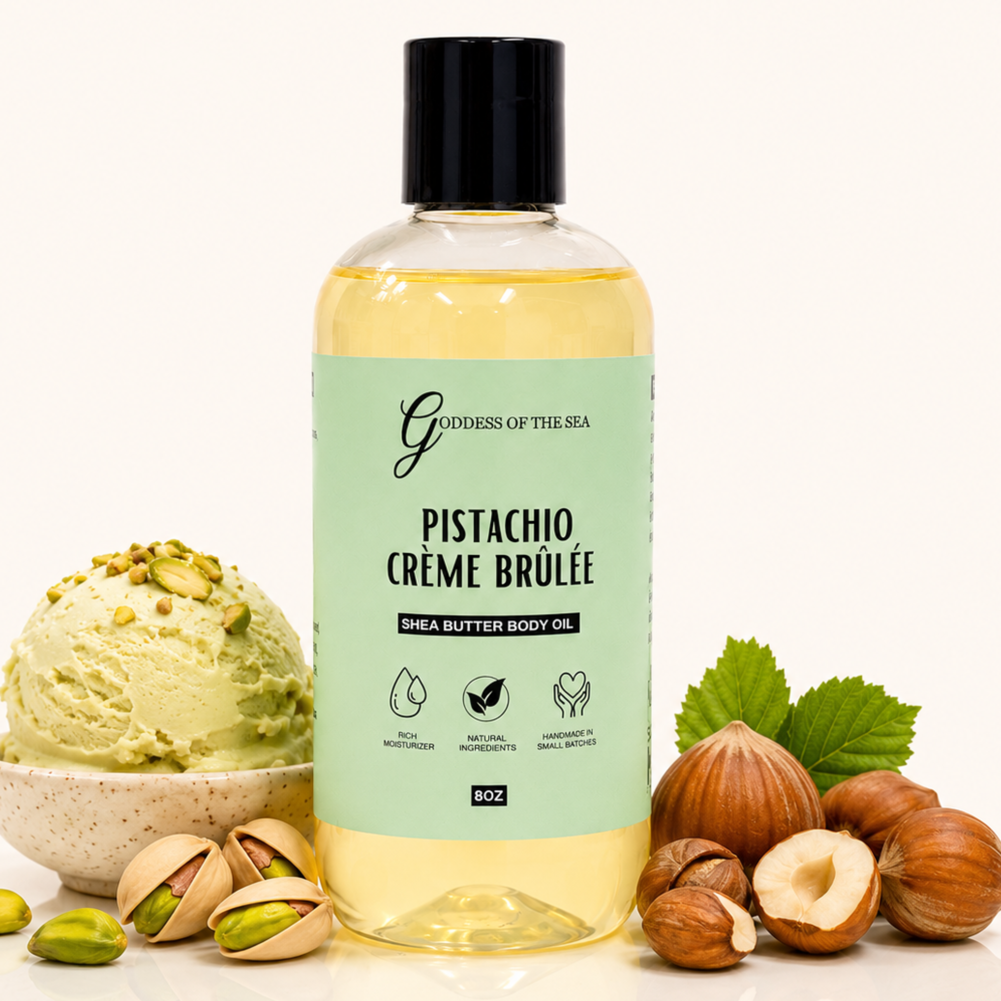 Pistachio Crème Brûlée Shea Butter Body Oil