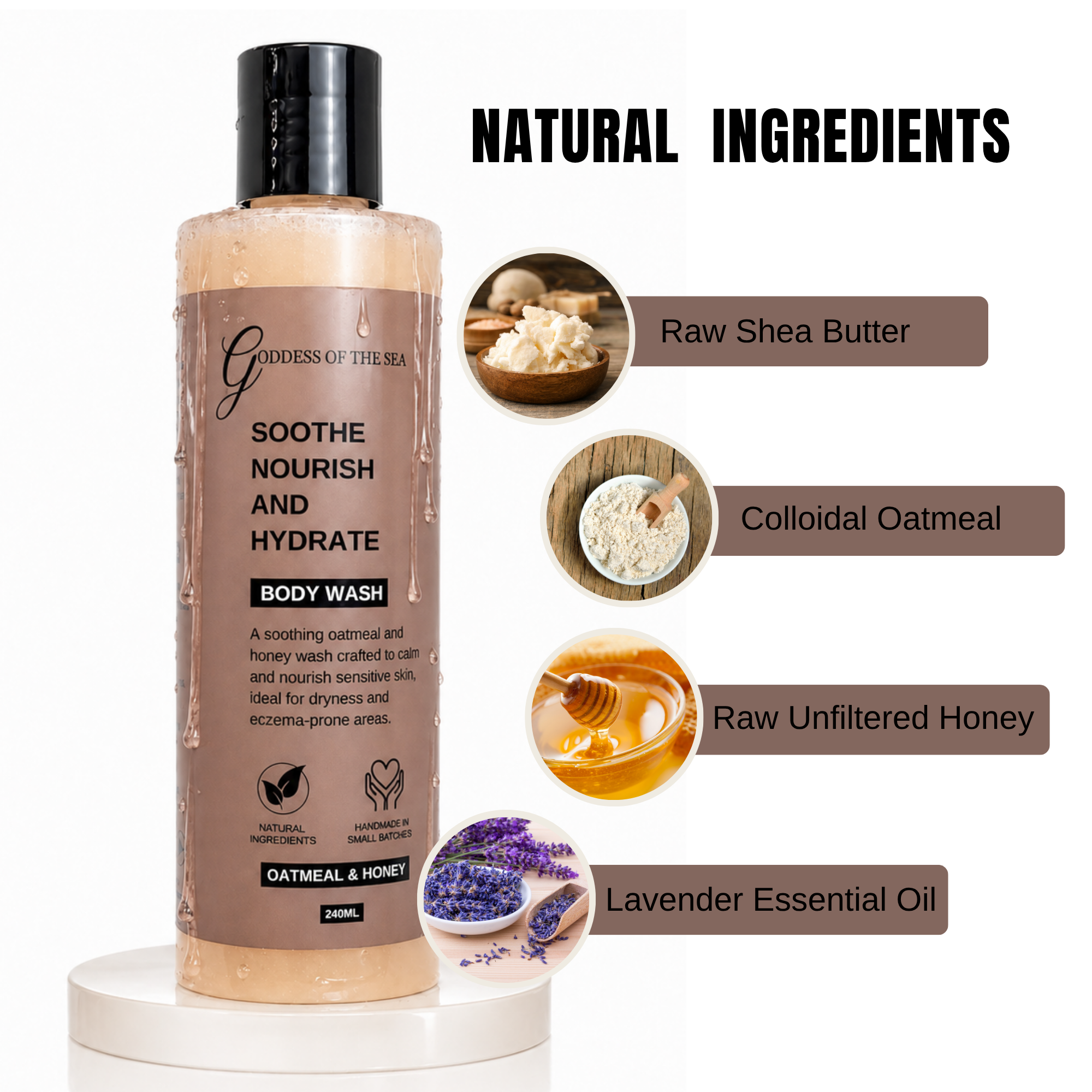 Oatmeal & Honey Body Wash