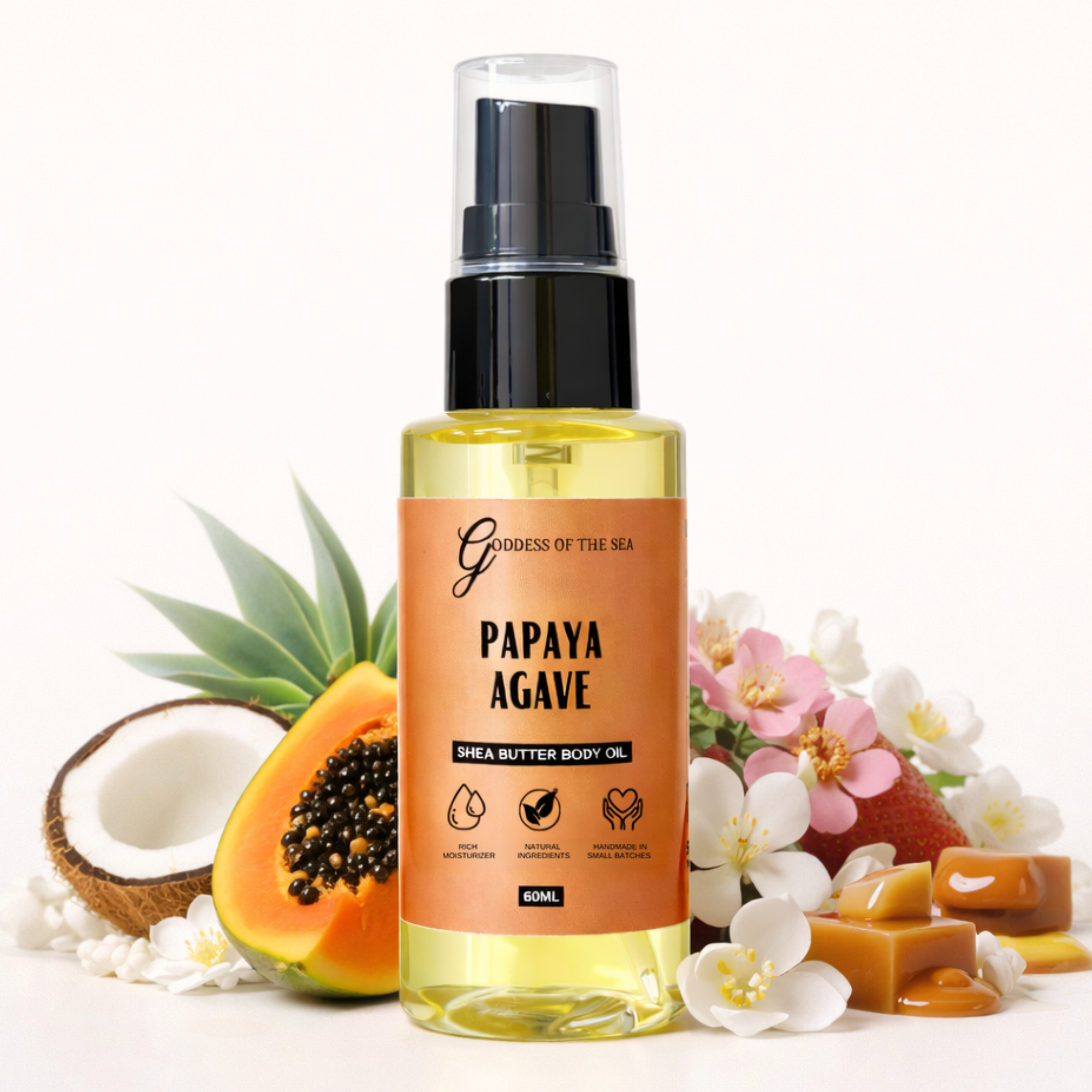 Travel Body Oil - Papaya Agave