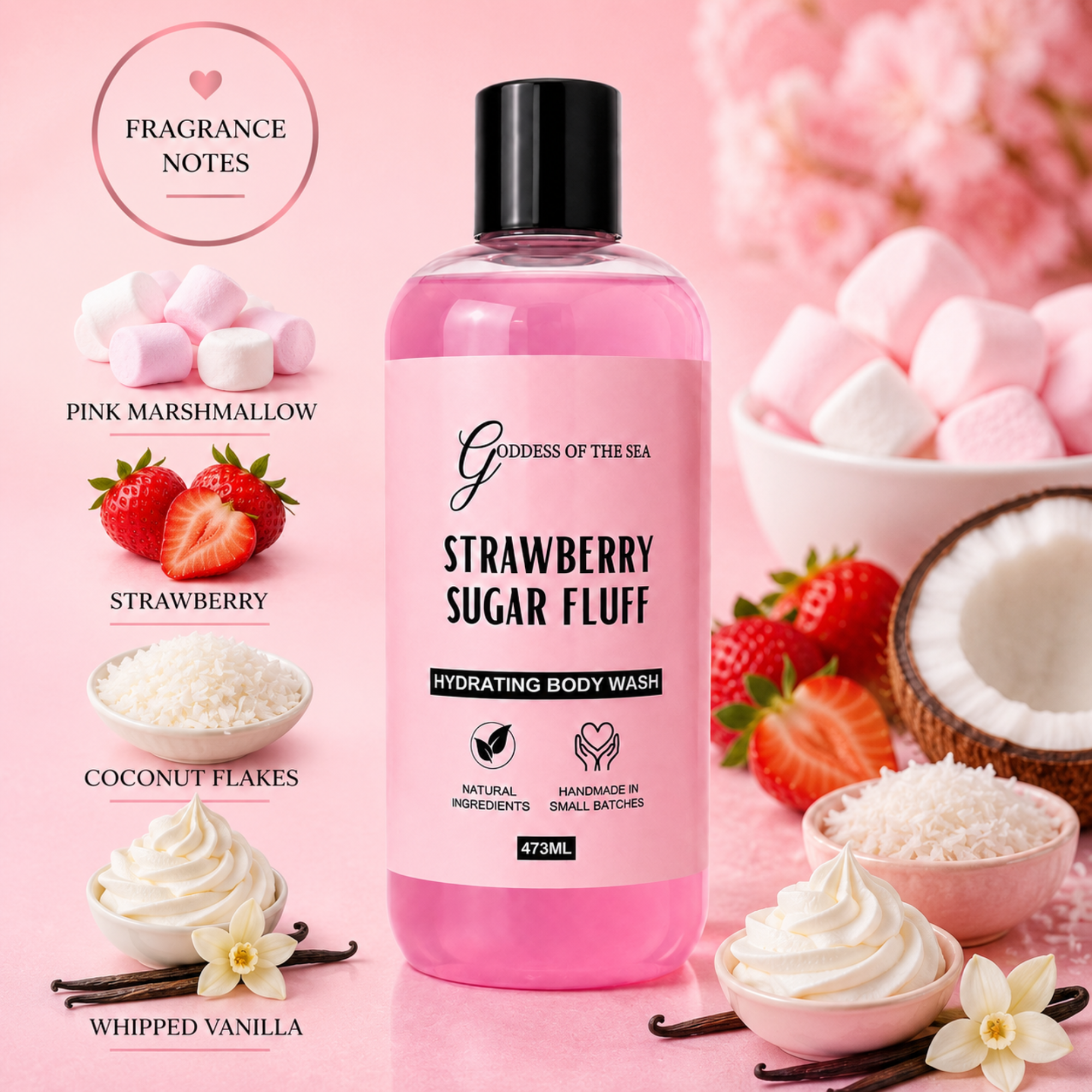 Strawberry Sugar Fluff Body Wash