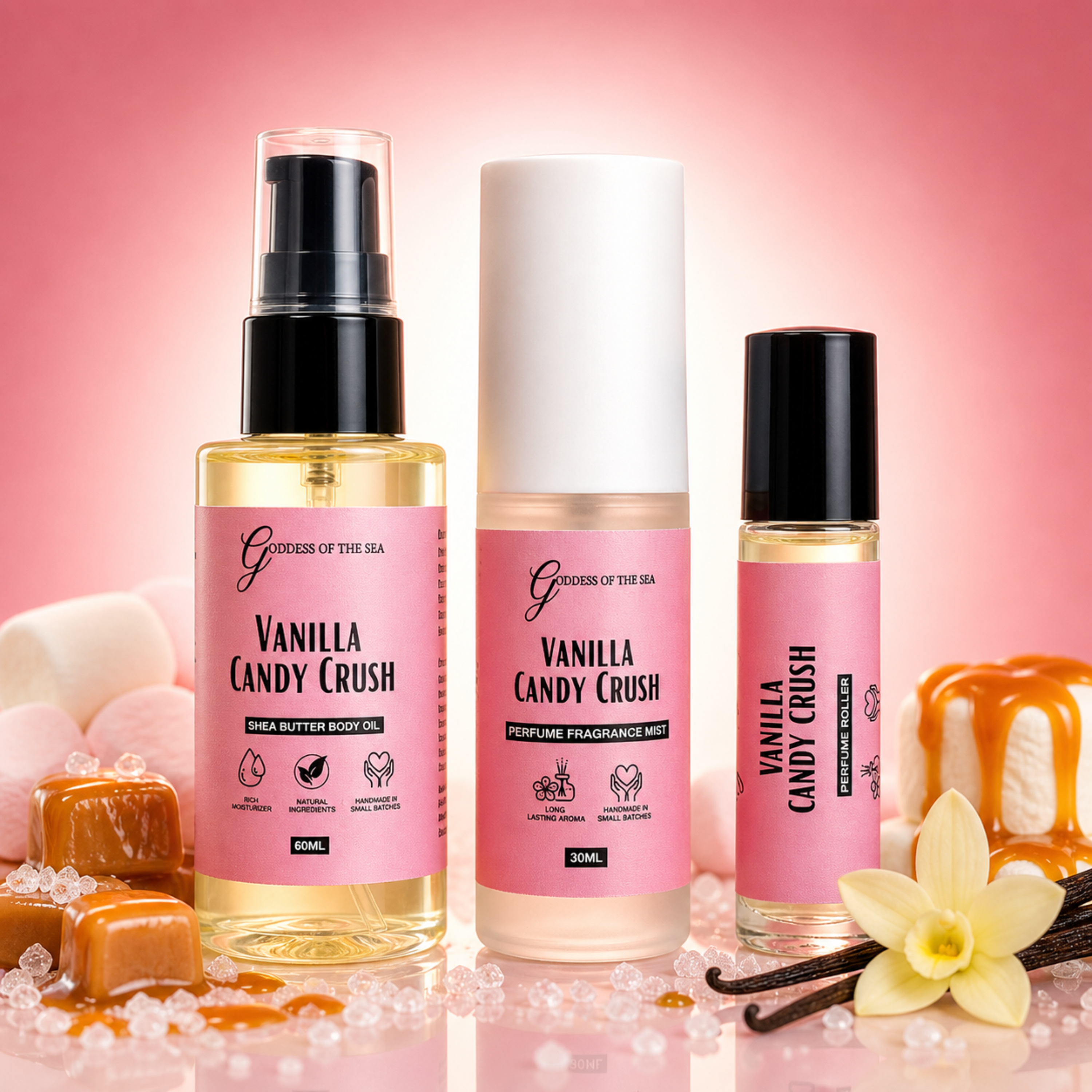 Vanilla Candy Crush Travel Layering Trio Bundle