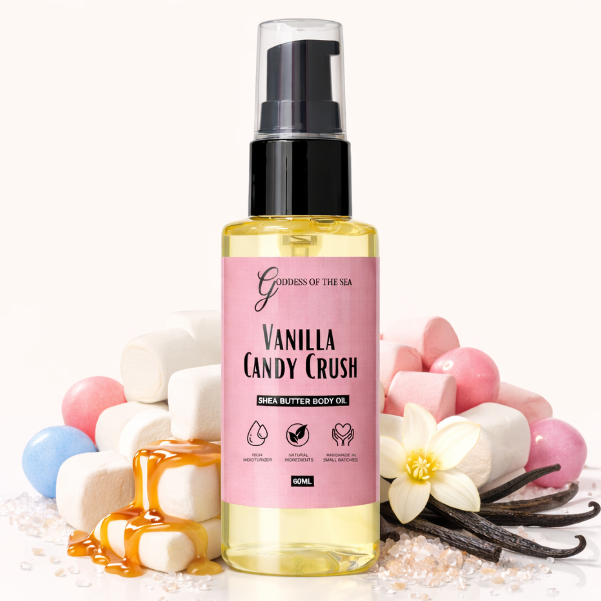 Travel Body Oil - Vanilla Candy Crush