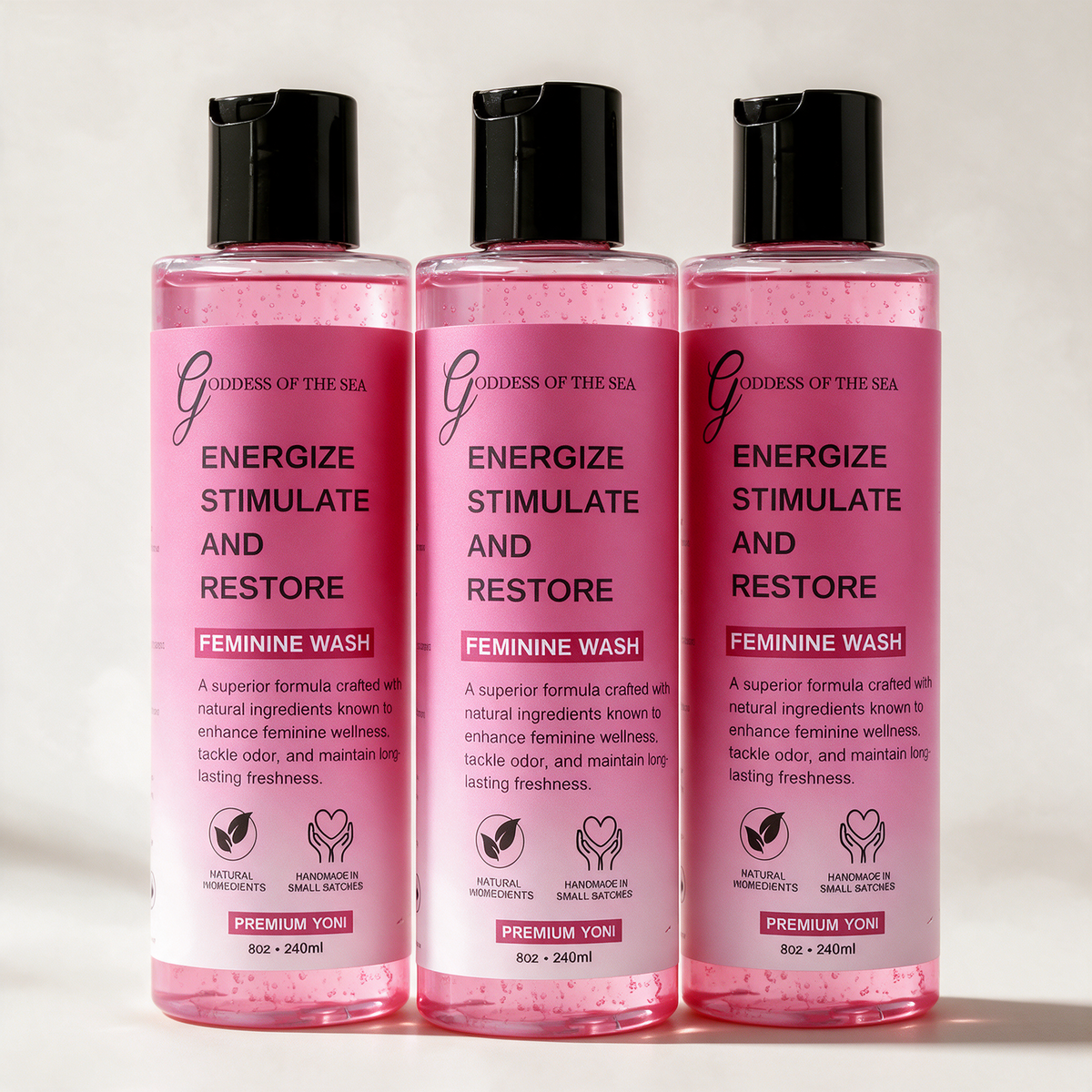 3 Wash Bundle - Premium Yoni Feminine Wash